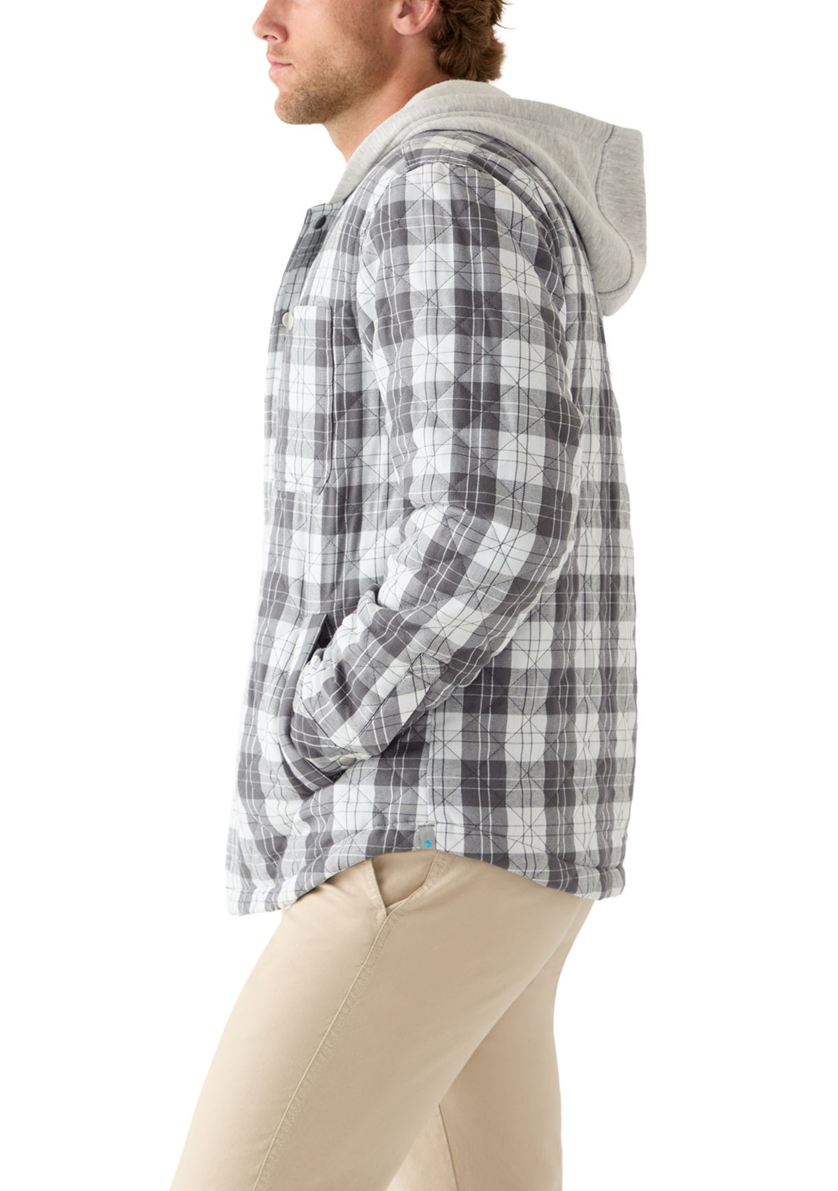 Hooded Flannel Shirt 