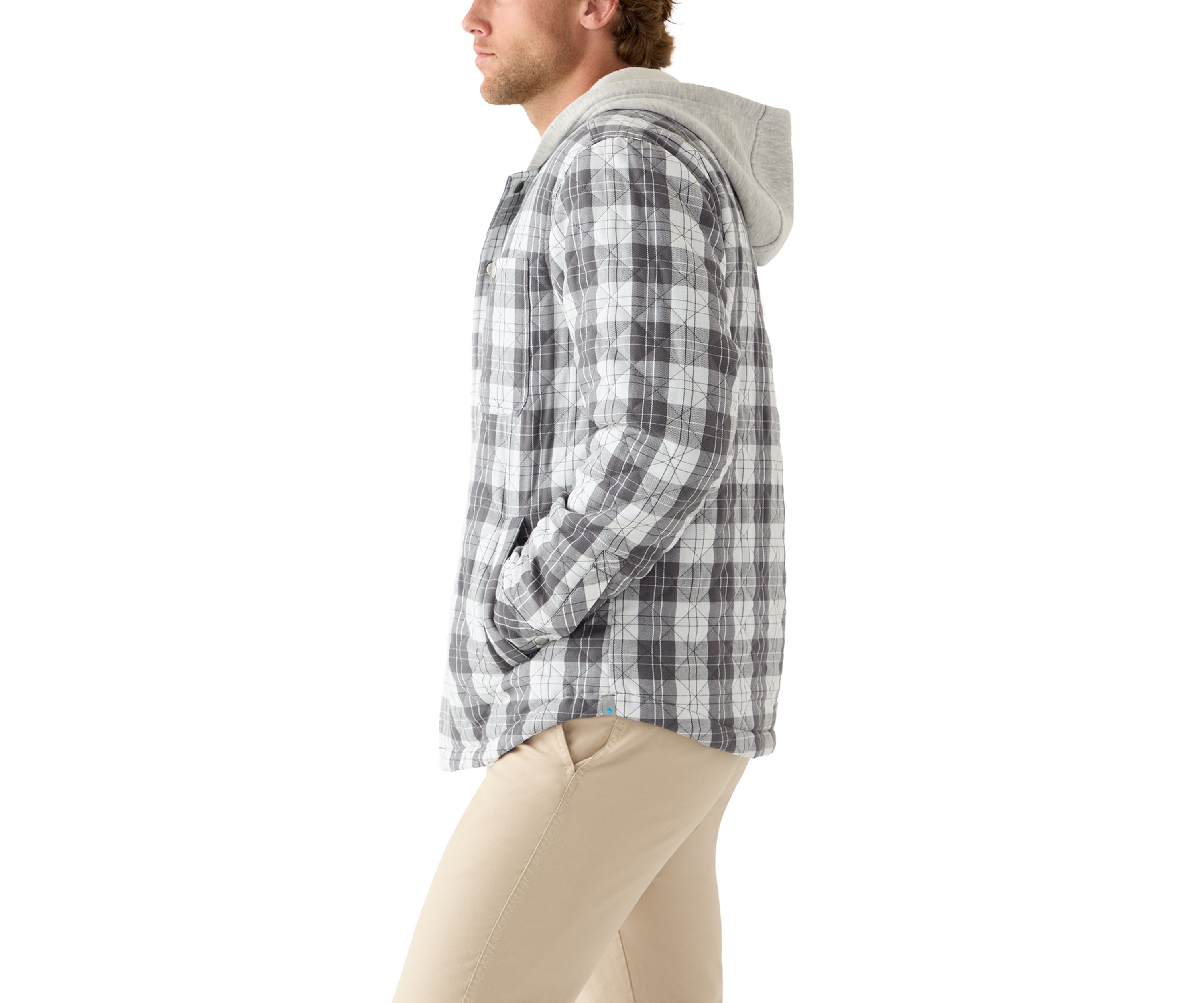 Hooded Flannel Shirt 