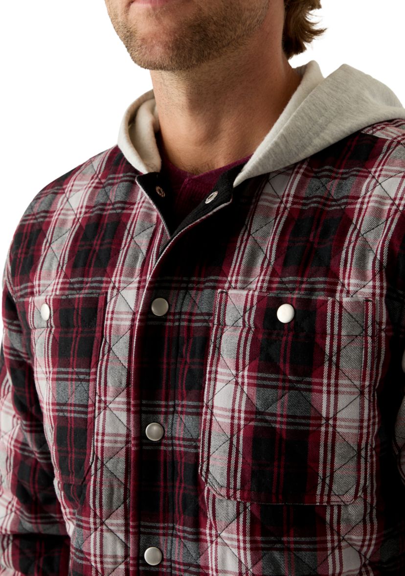 Hooded Flannel Shirt 