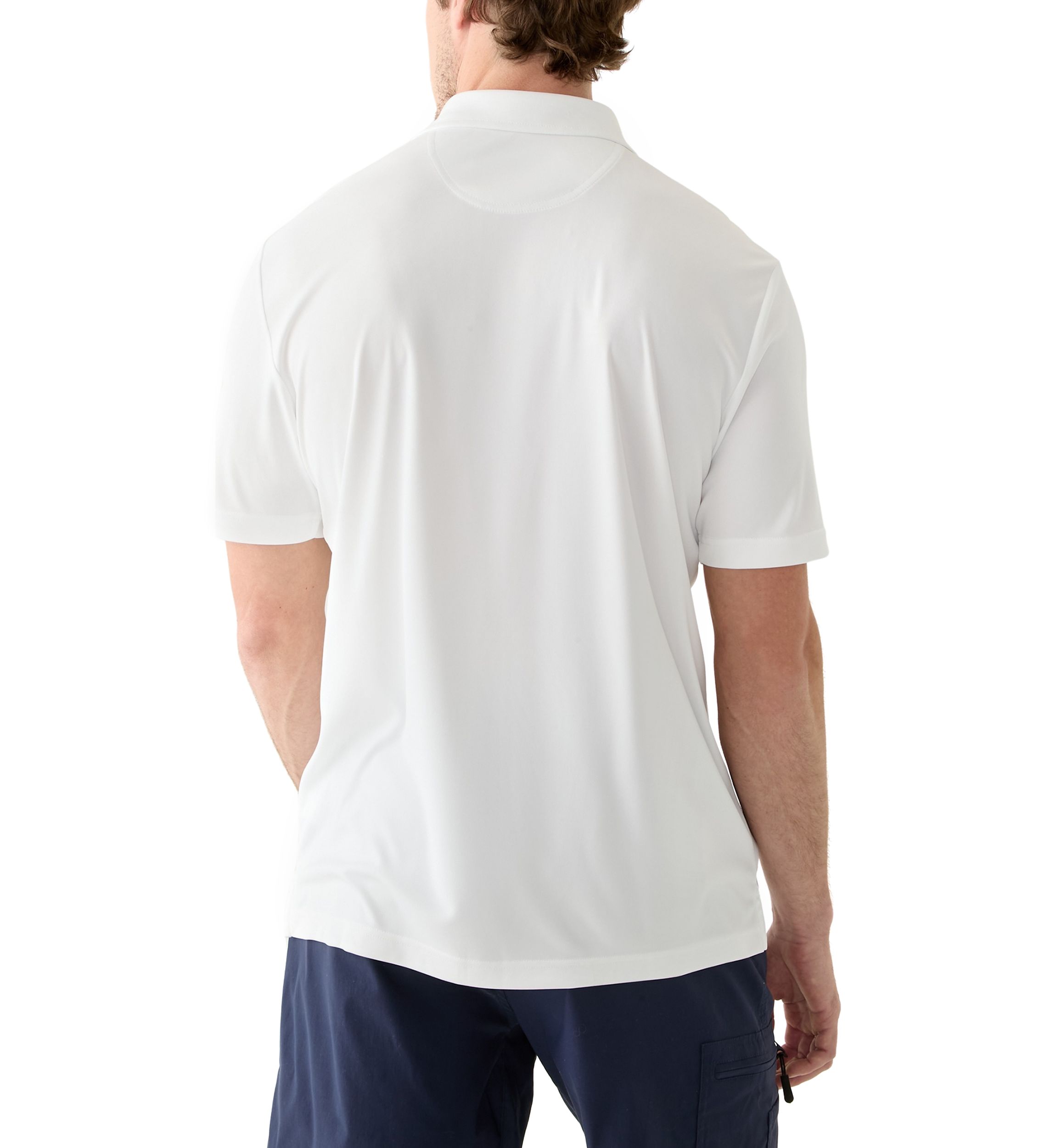 Short Sleeve Americana Fishing Polo Shirt 