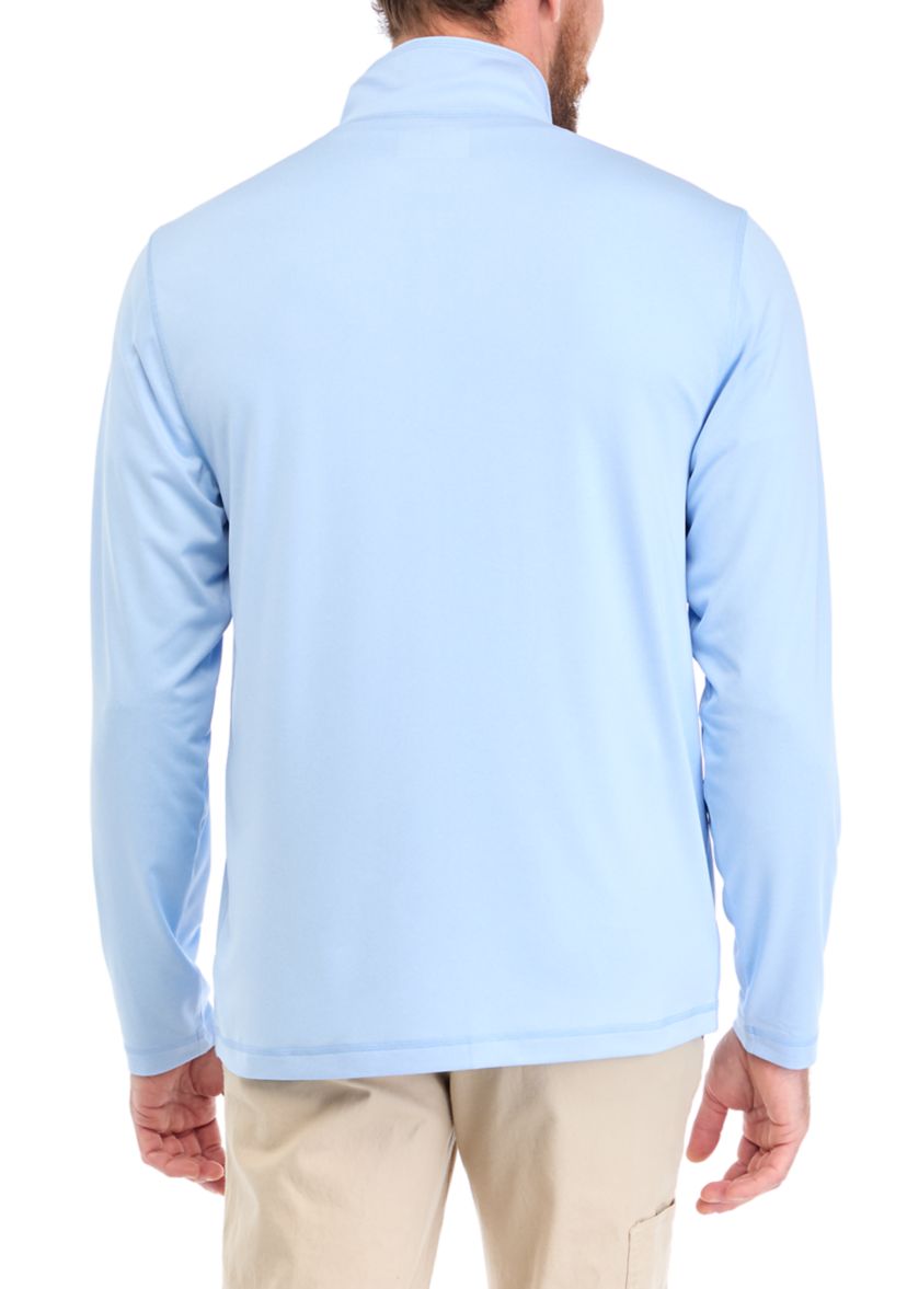Long Sleeve Pocket 1/4 Zip Shirt