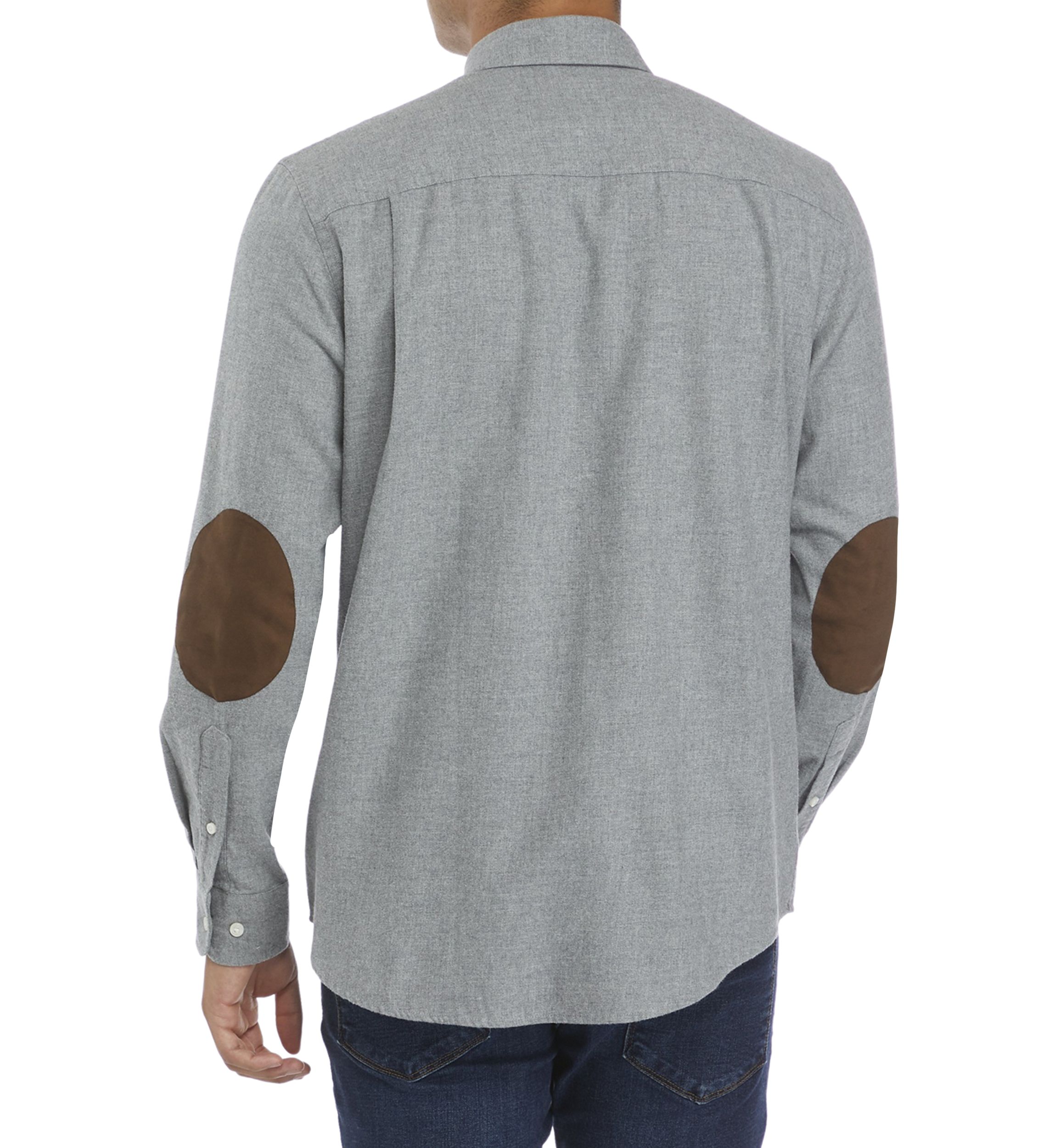 Long Sleeve Spread Collar Button Up Flannel Shirt 