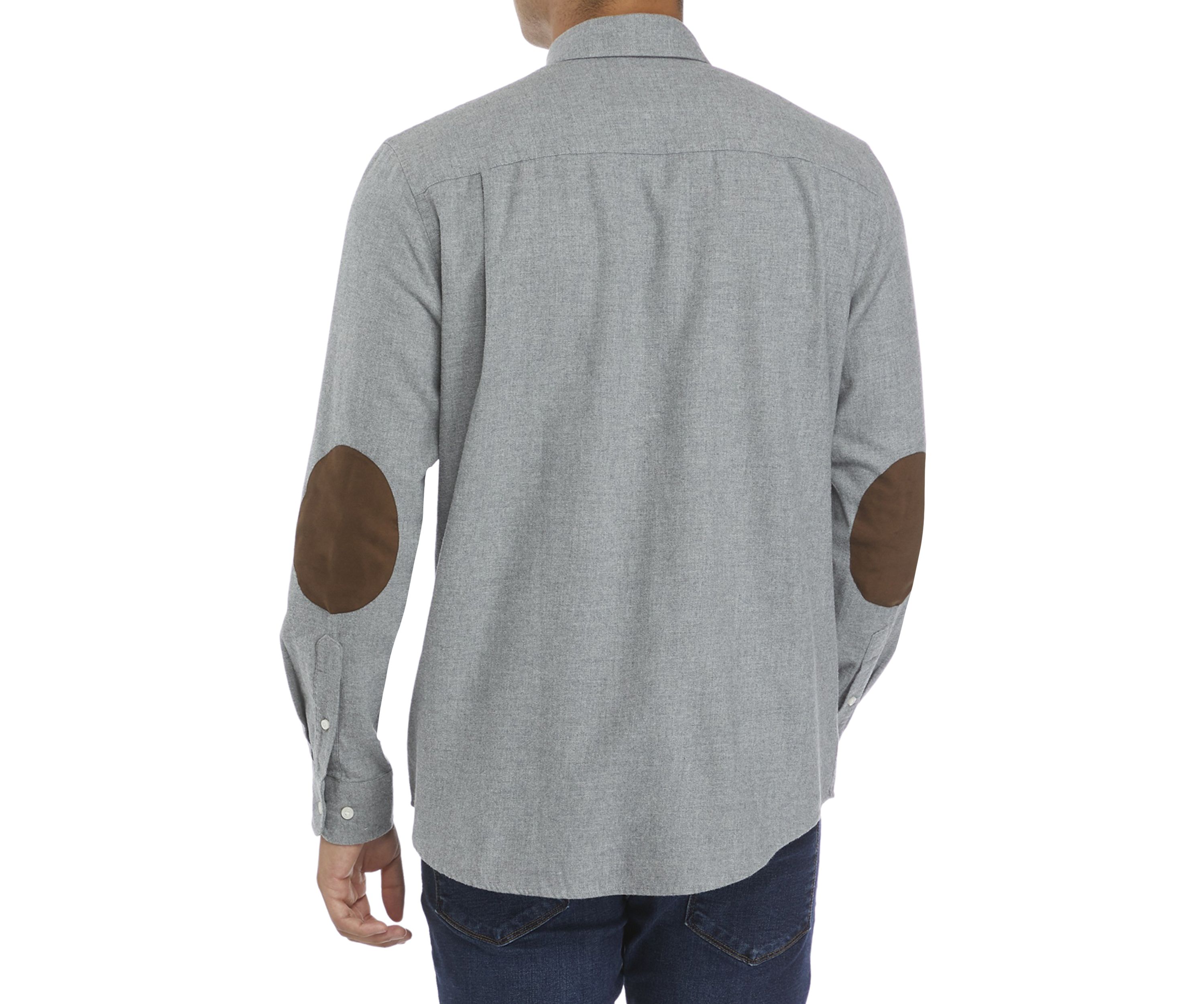Long Sleeve Spread Collar Button Up Flannel Shirt 