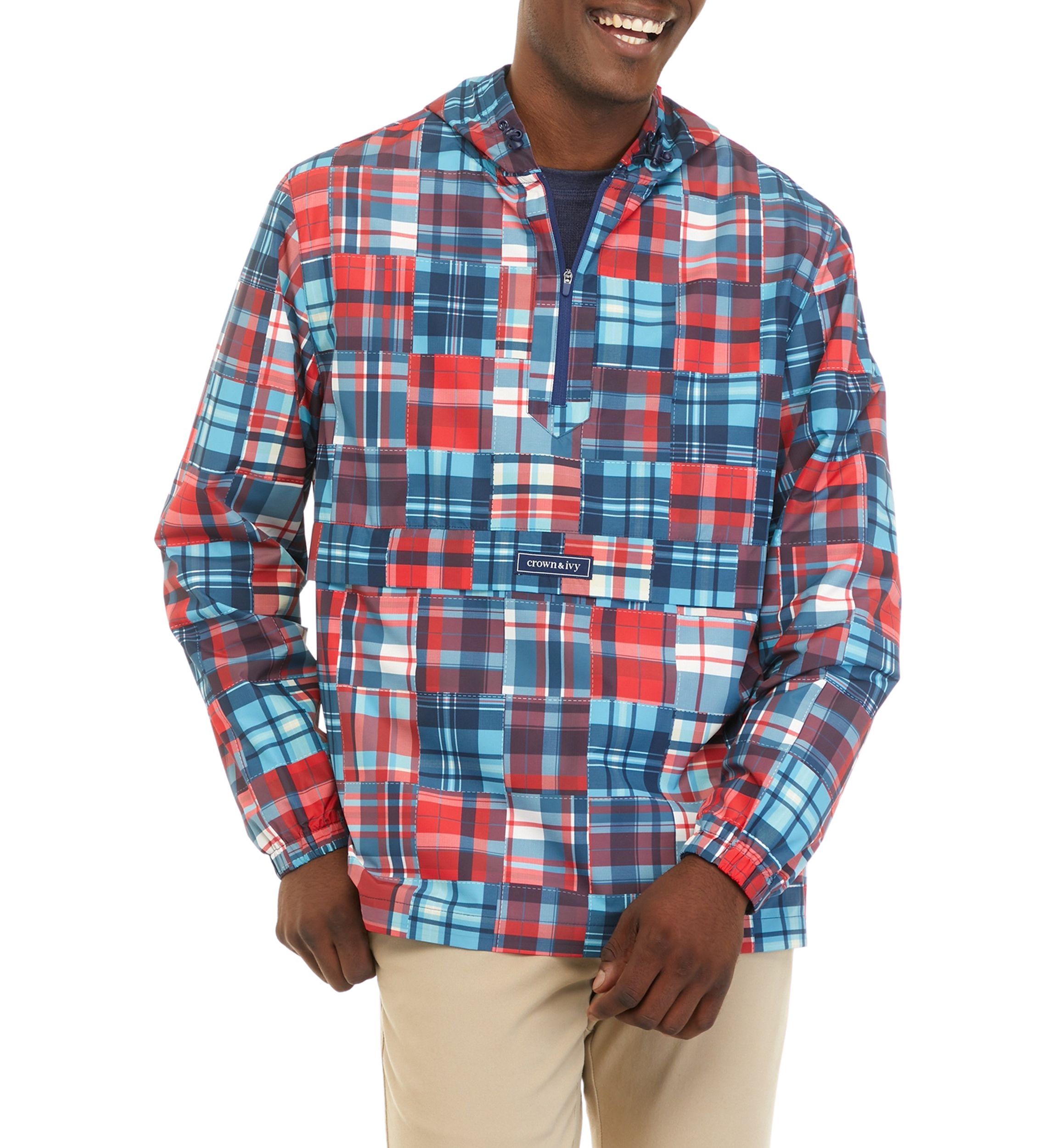 Patch Print Anorak Jacket