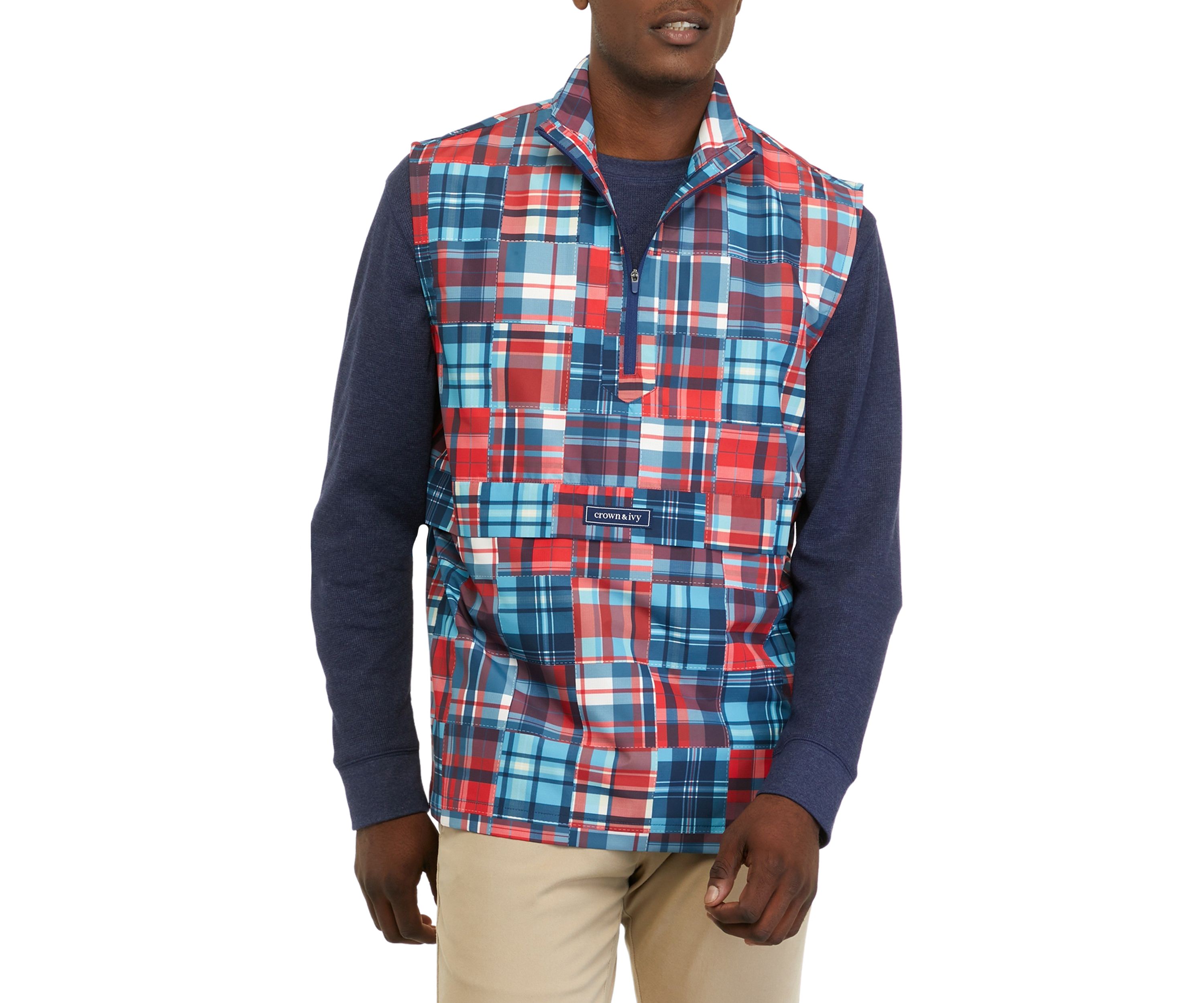 Patchwork Print Vest 