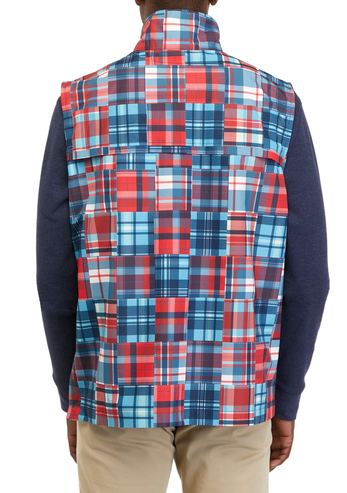 Patchwork Print Vest 