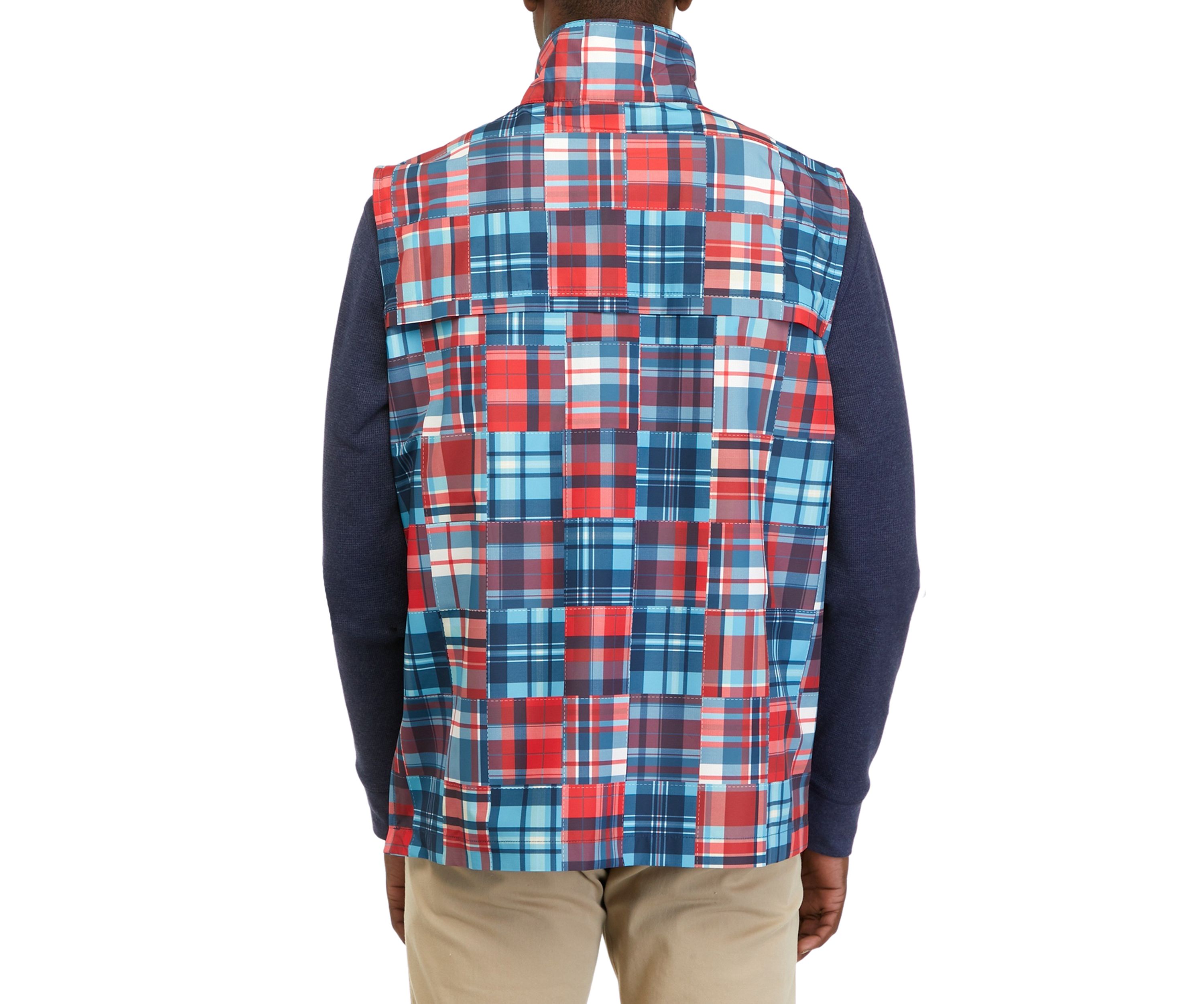 Patchwork Print Vest 