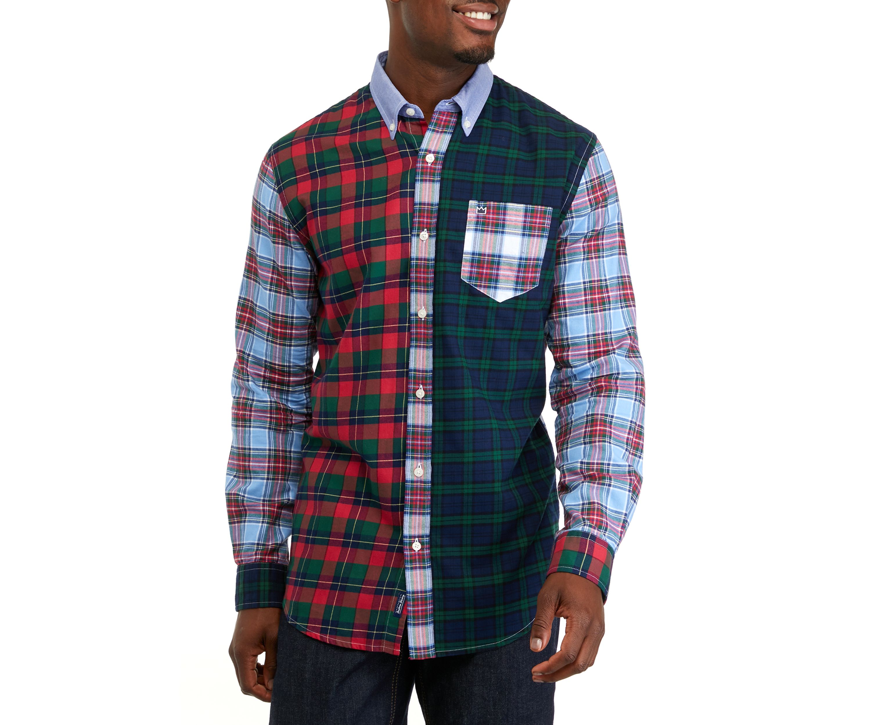 Twill Printed Button Down Shirt