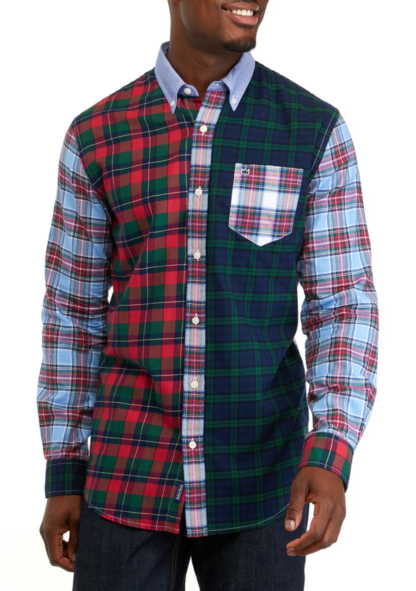 Twill Printed Button Down Shirt