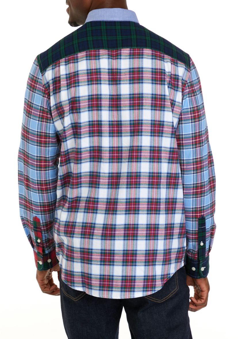 Twill Printed Button Down Shirt