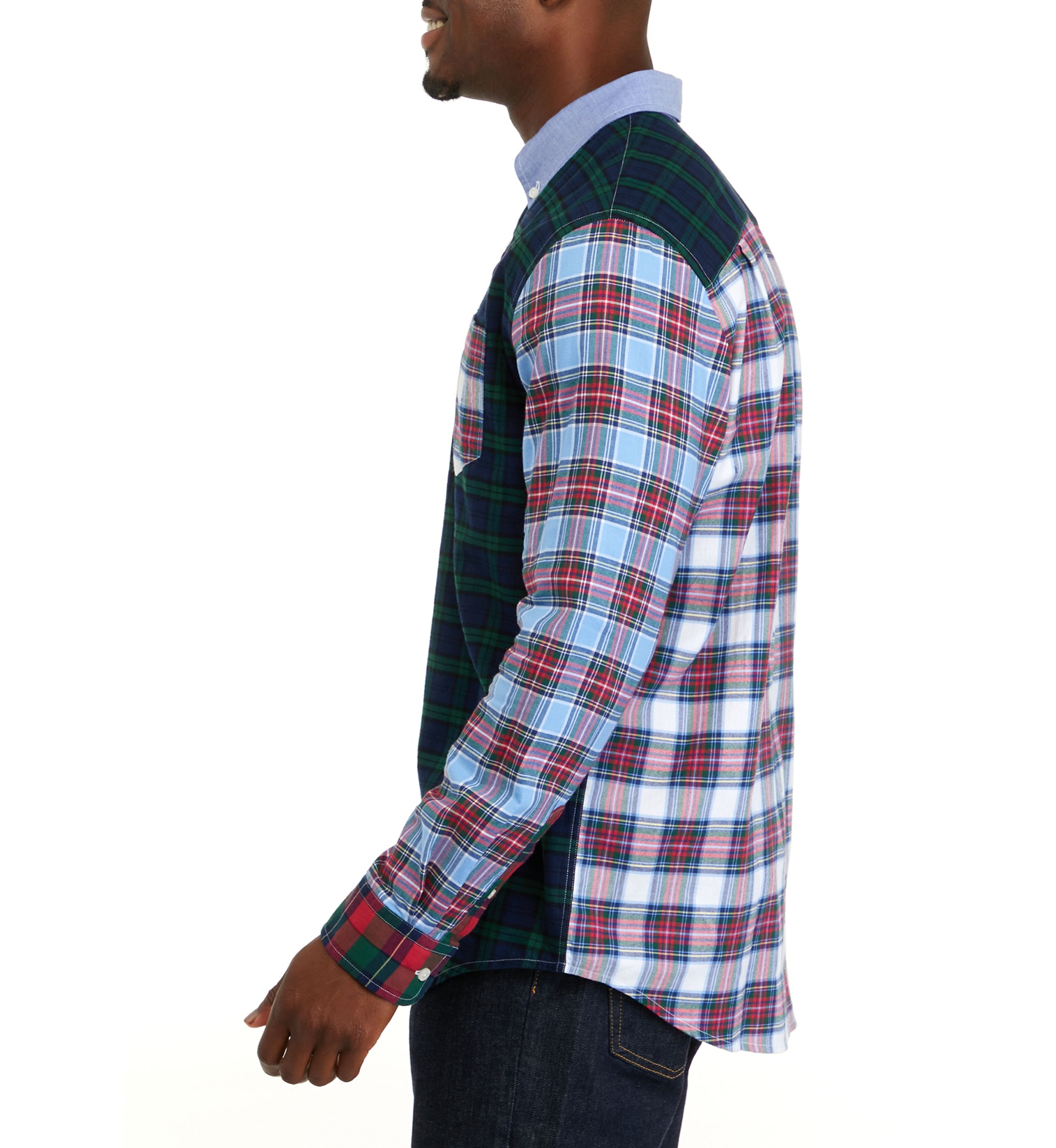 Twill Printed Button Down Shirt
