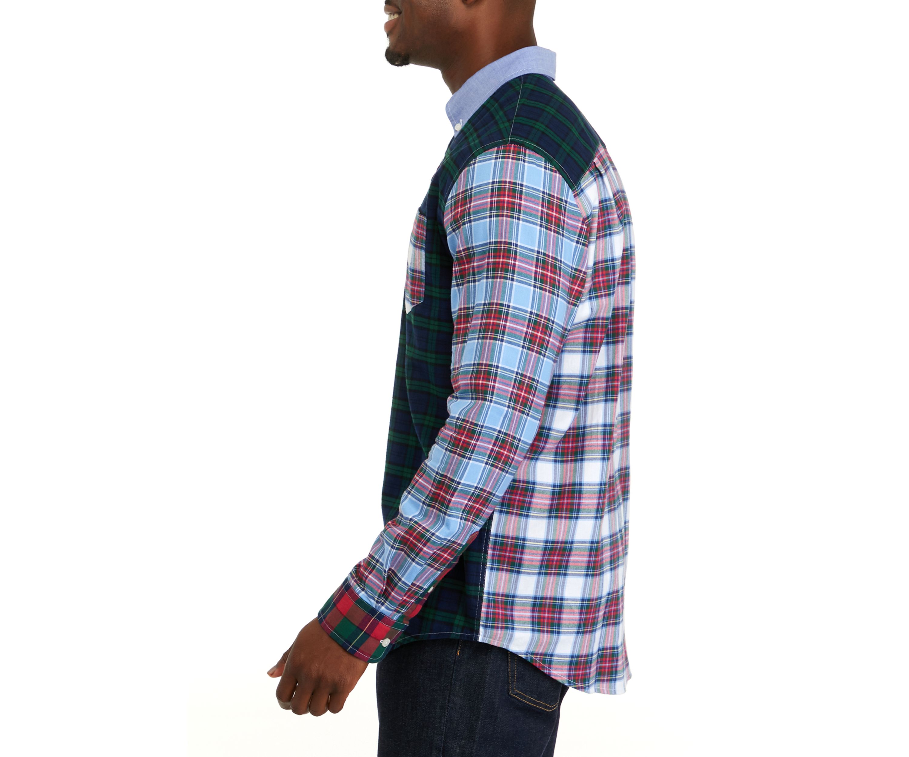 Twill Printed Button Down Shirt