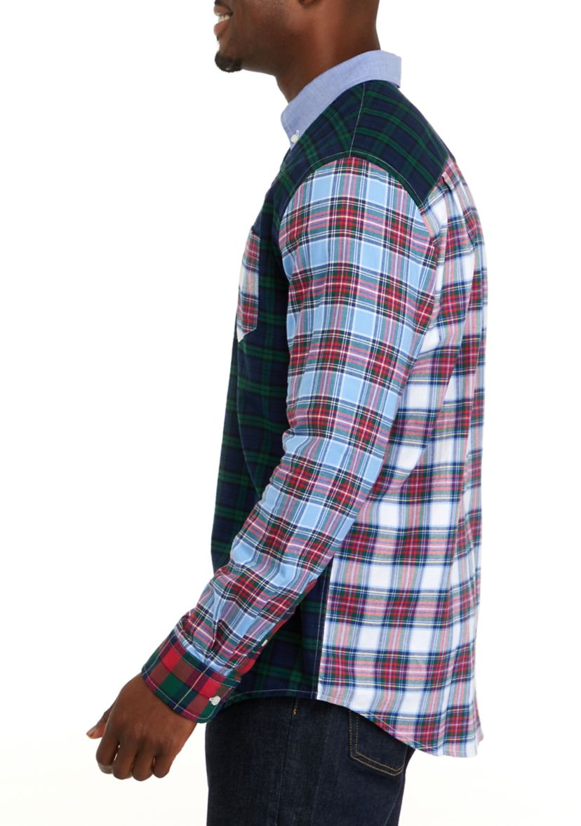 Twill Printed Button Down Shirt