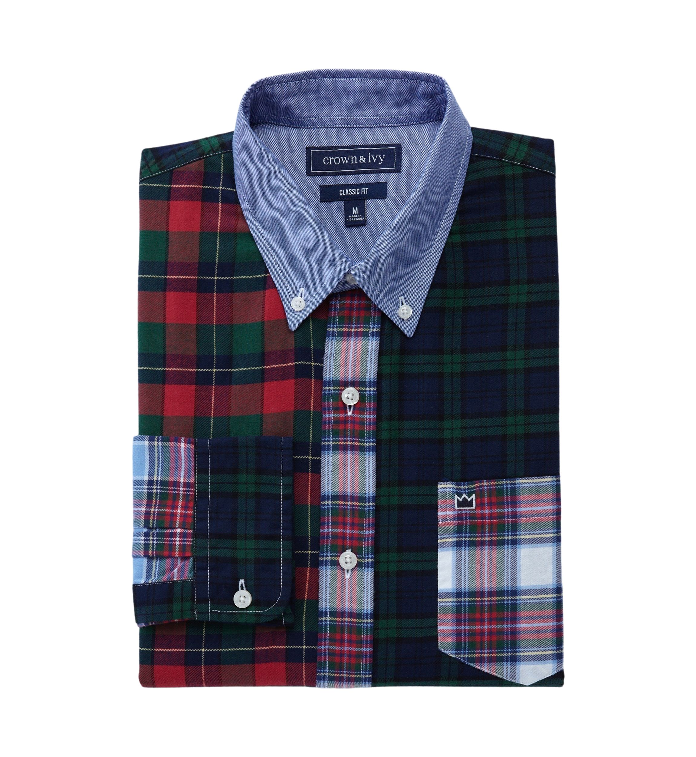 Twill Printed Button Down Shirt
