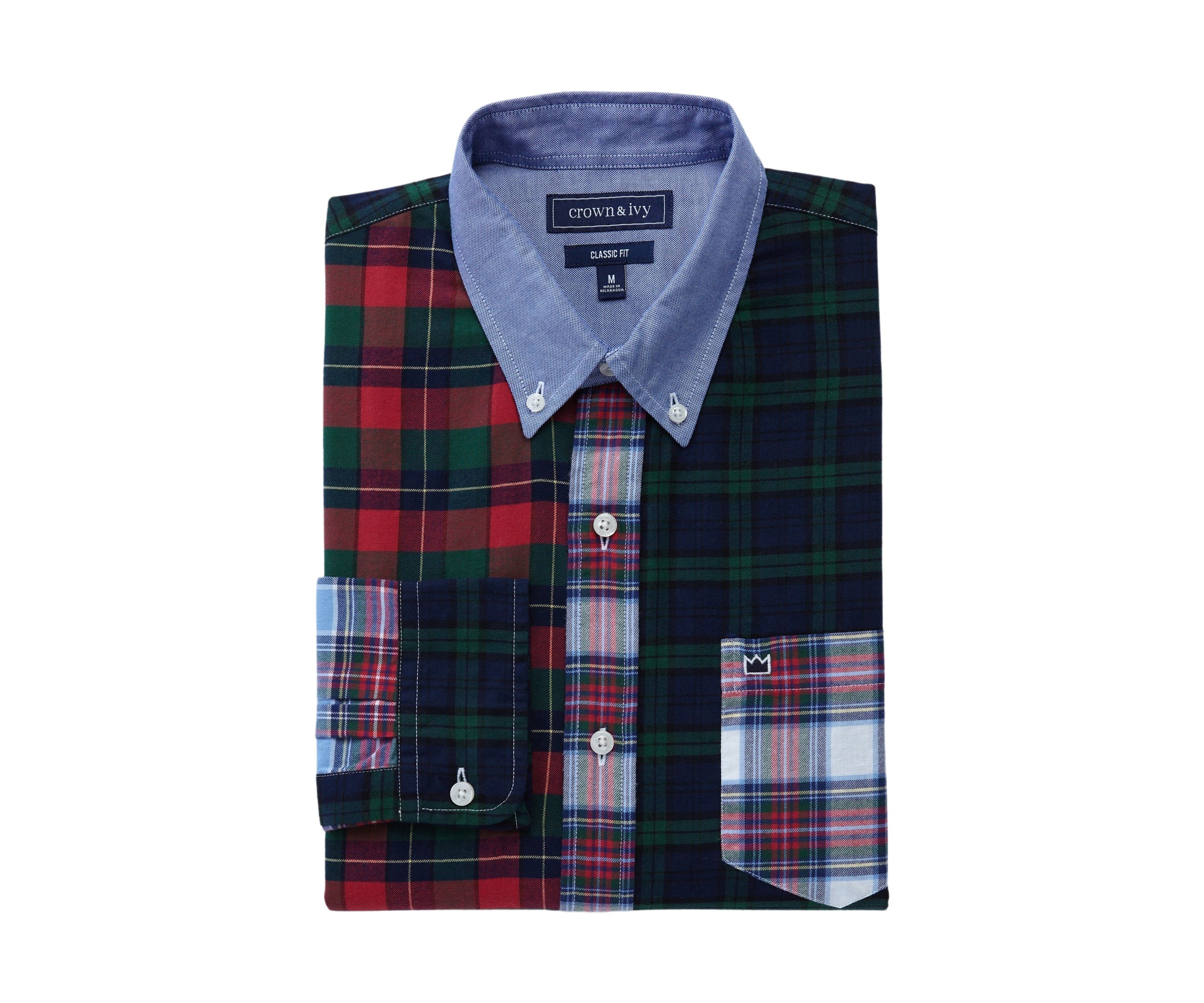 Twill Printed Button Down Shirt