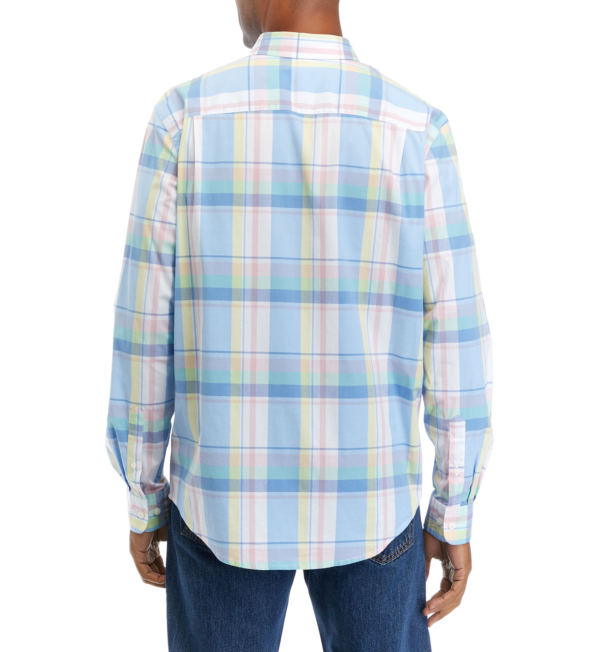 Long Sleeve Printed Poplin Shirt