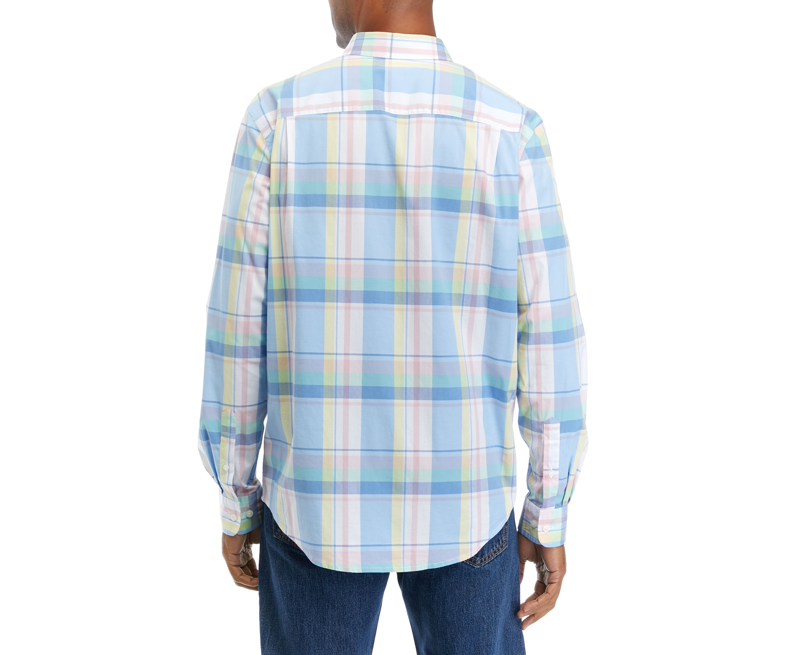 Long Sleeve Printed Poplin Shirt