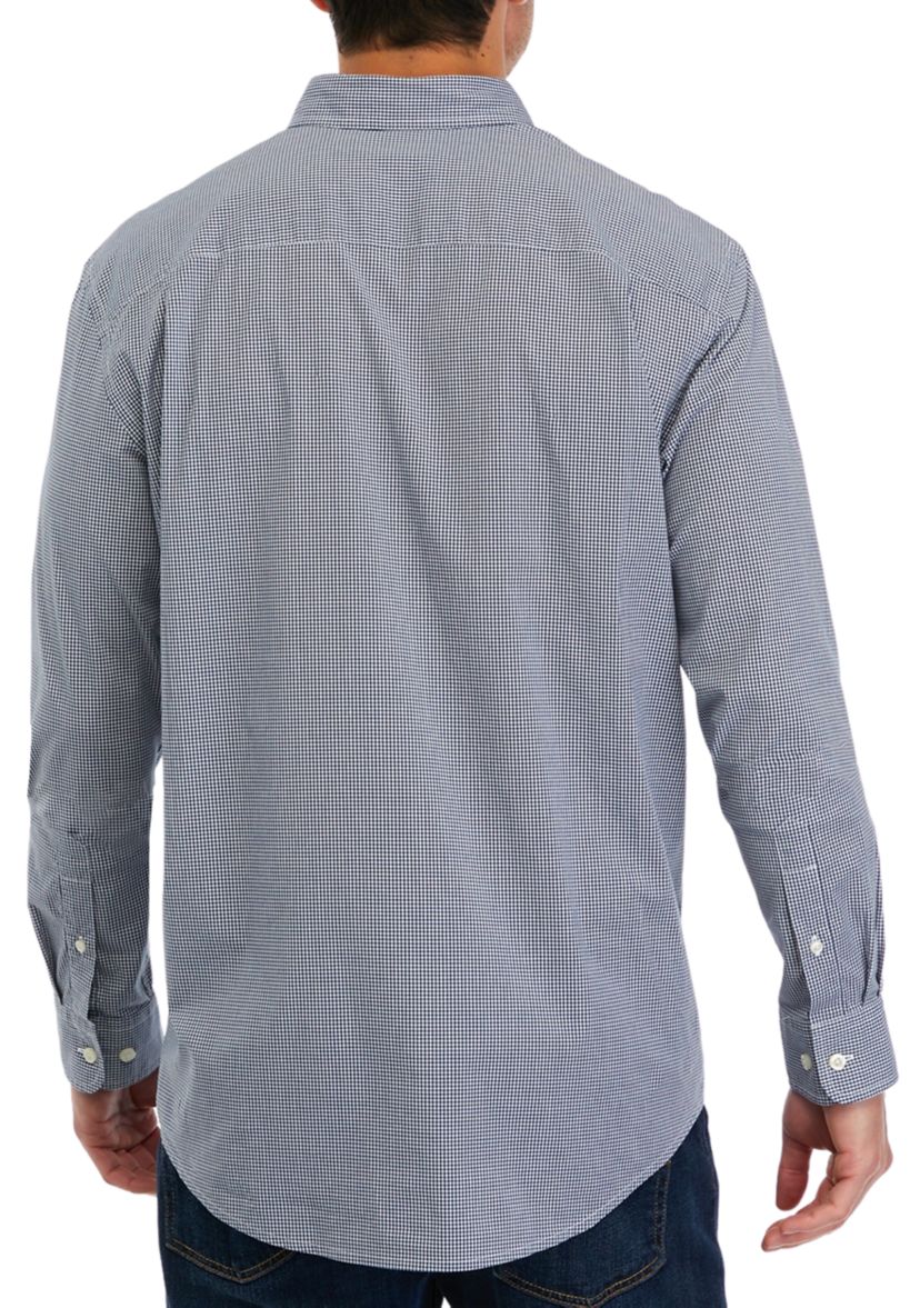 Long Sleeve Printed Poplin Shirt