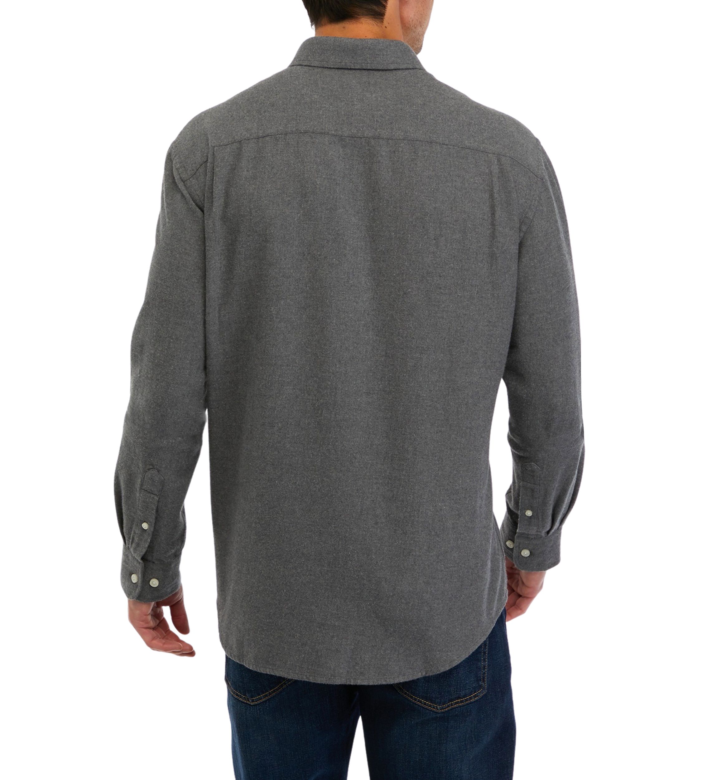 Long Sleeve Heather Flannel Shirt