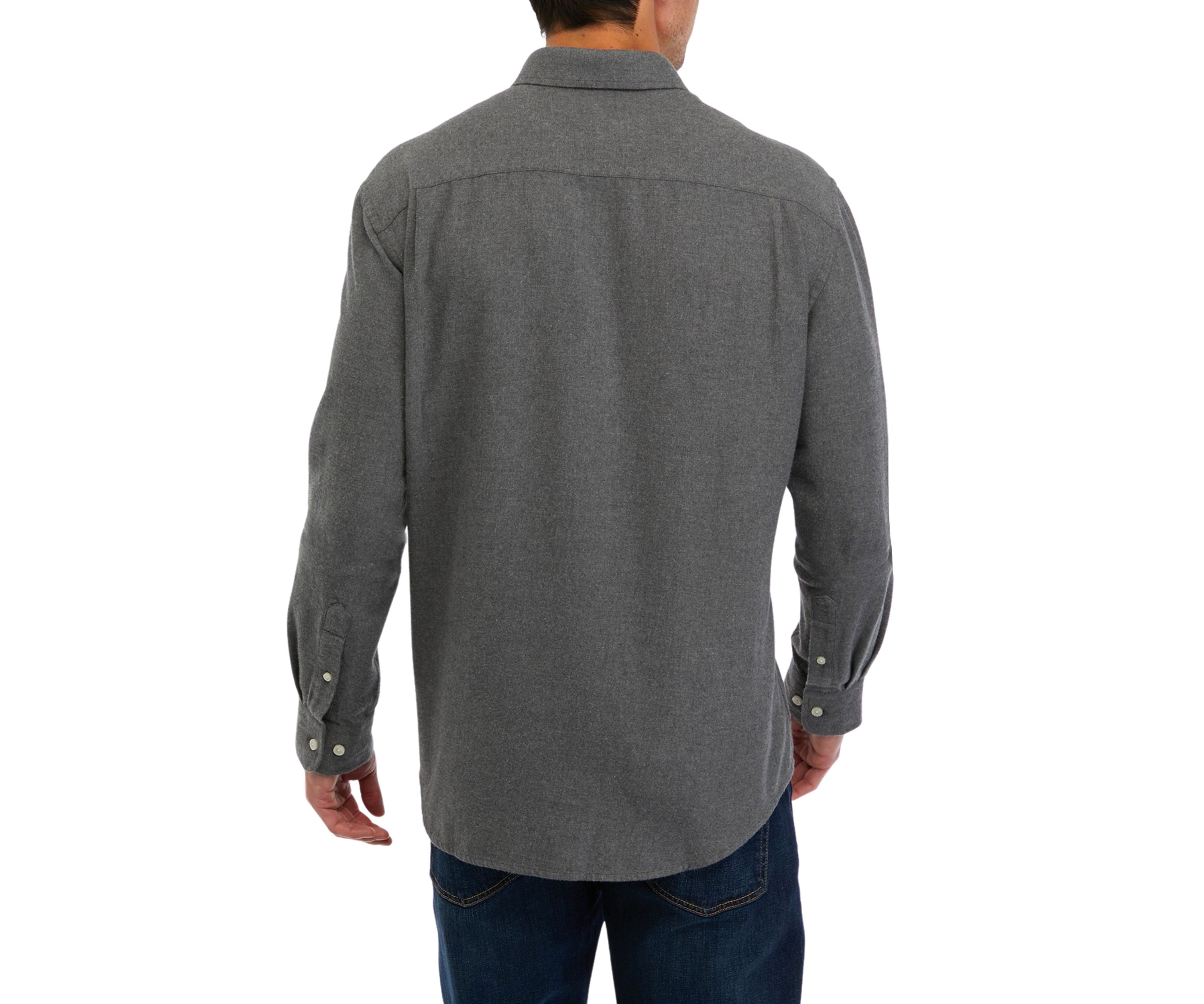 Long Sleeve Heather Flannel Shirt
