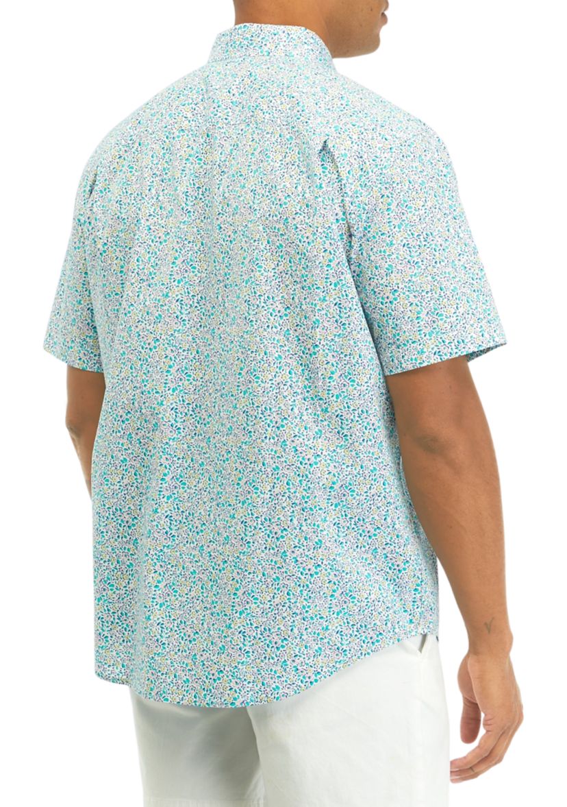 Printed Woven Poplin Shirt