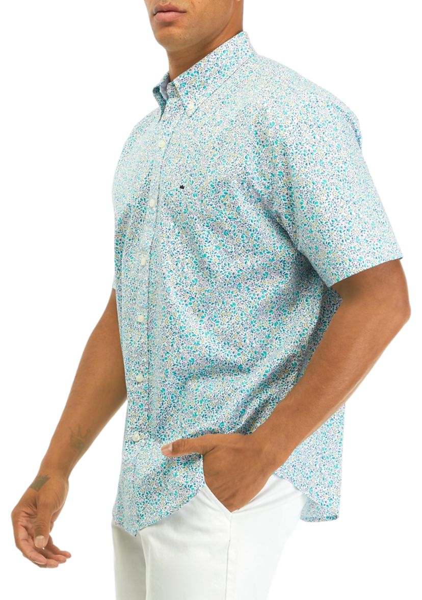 Printed Woven Poplin Shirt