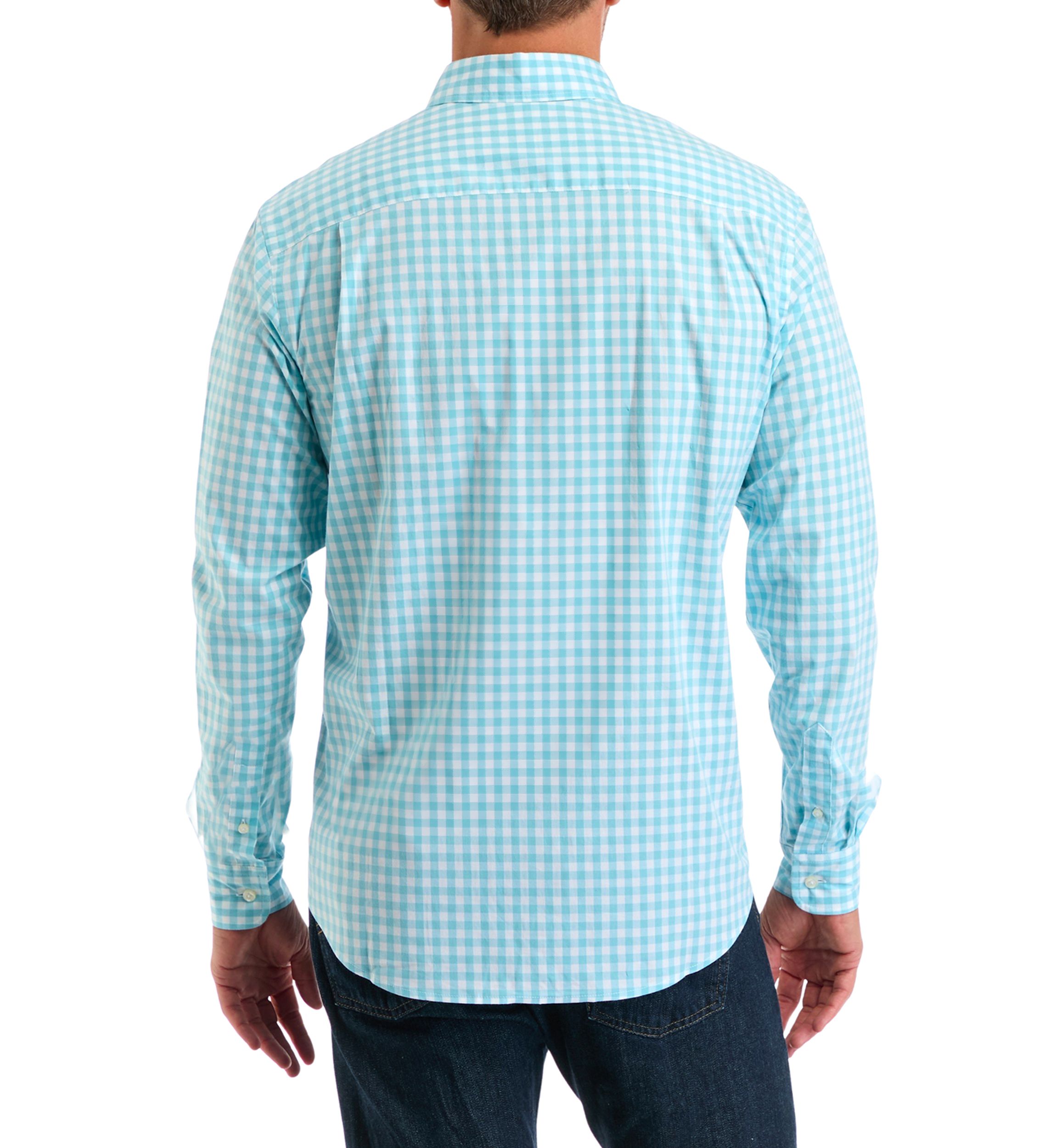 Poplin Gingham Printed Shirt