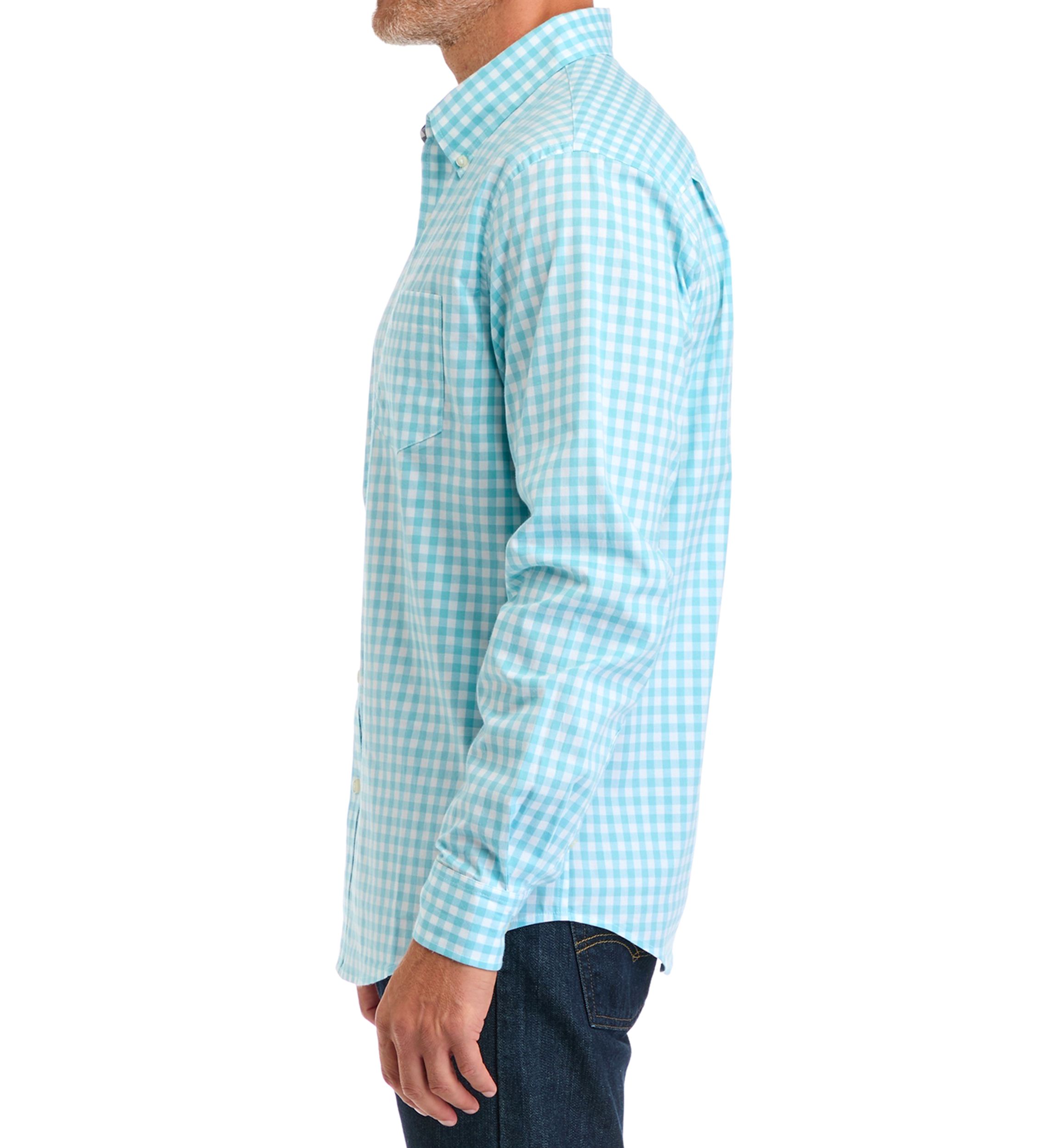 Poplin Gingham Printed Shirt