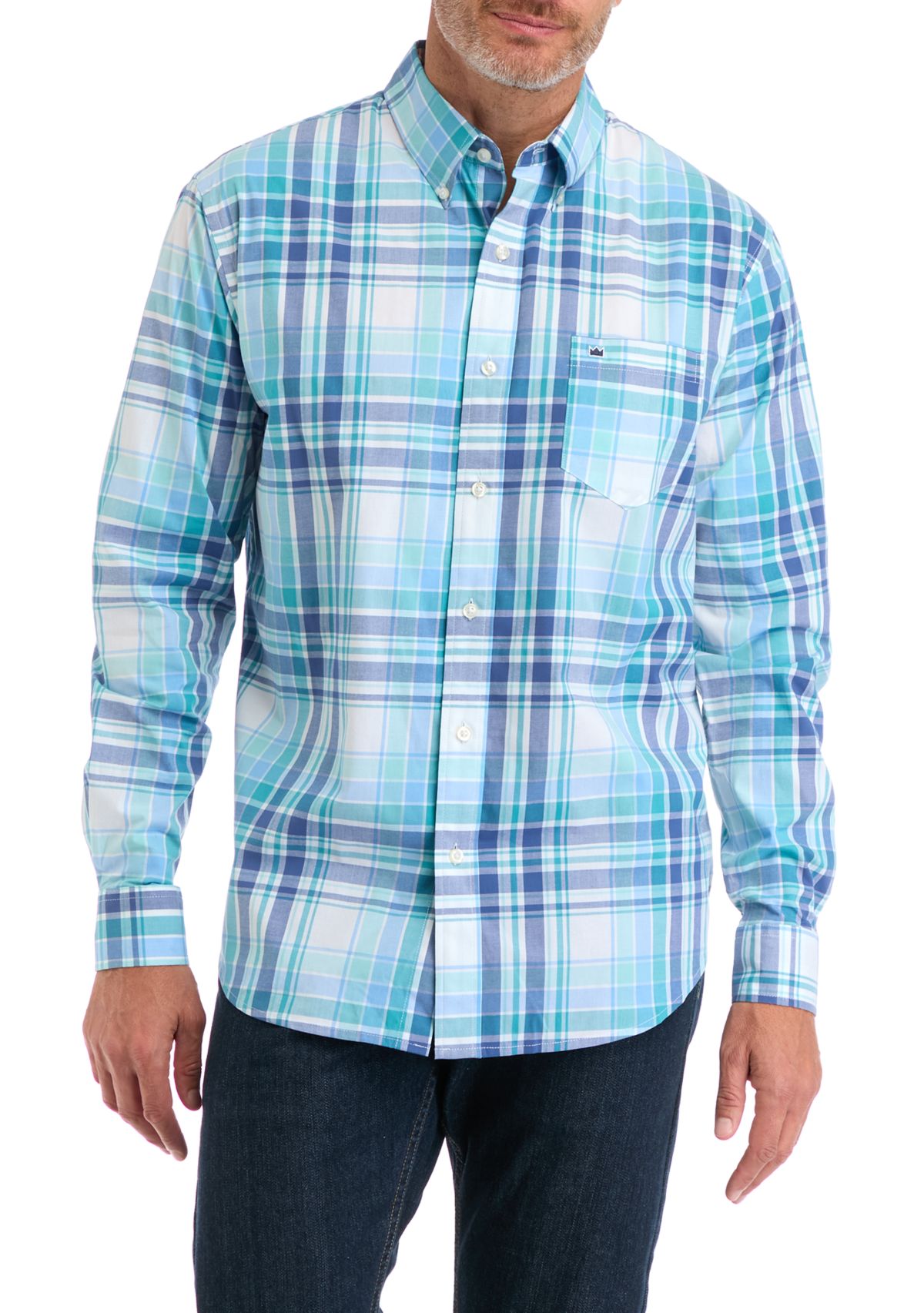 Poplin Plaid Printed Shirt