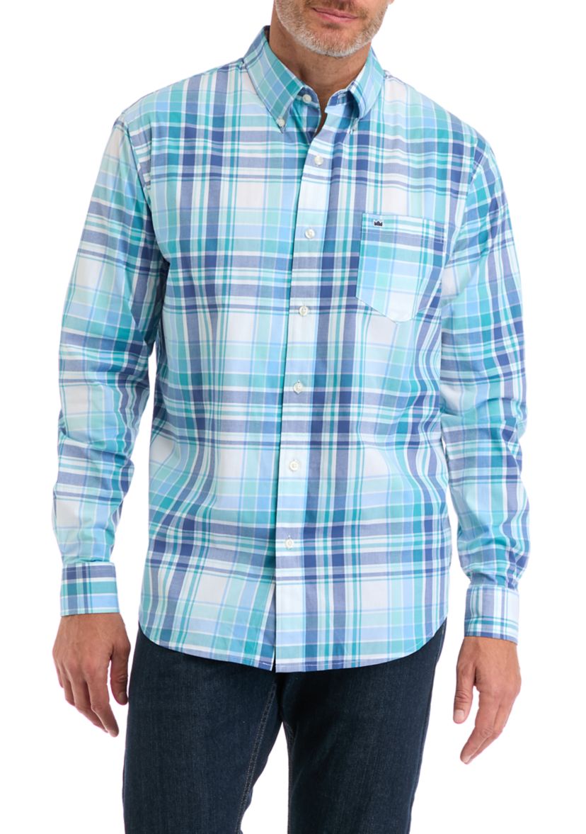 Poplin Plaid Printed Shirt