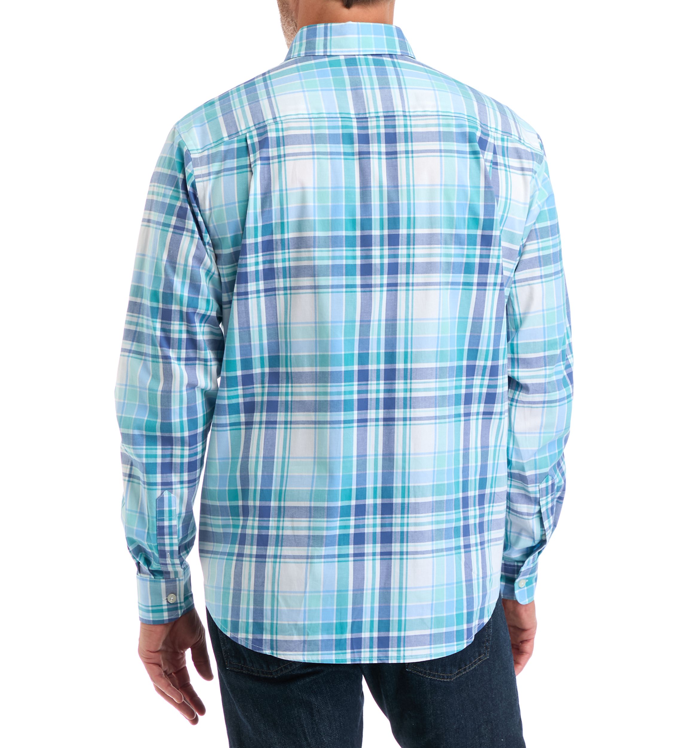 Poplin Plaid Printed Shirt
