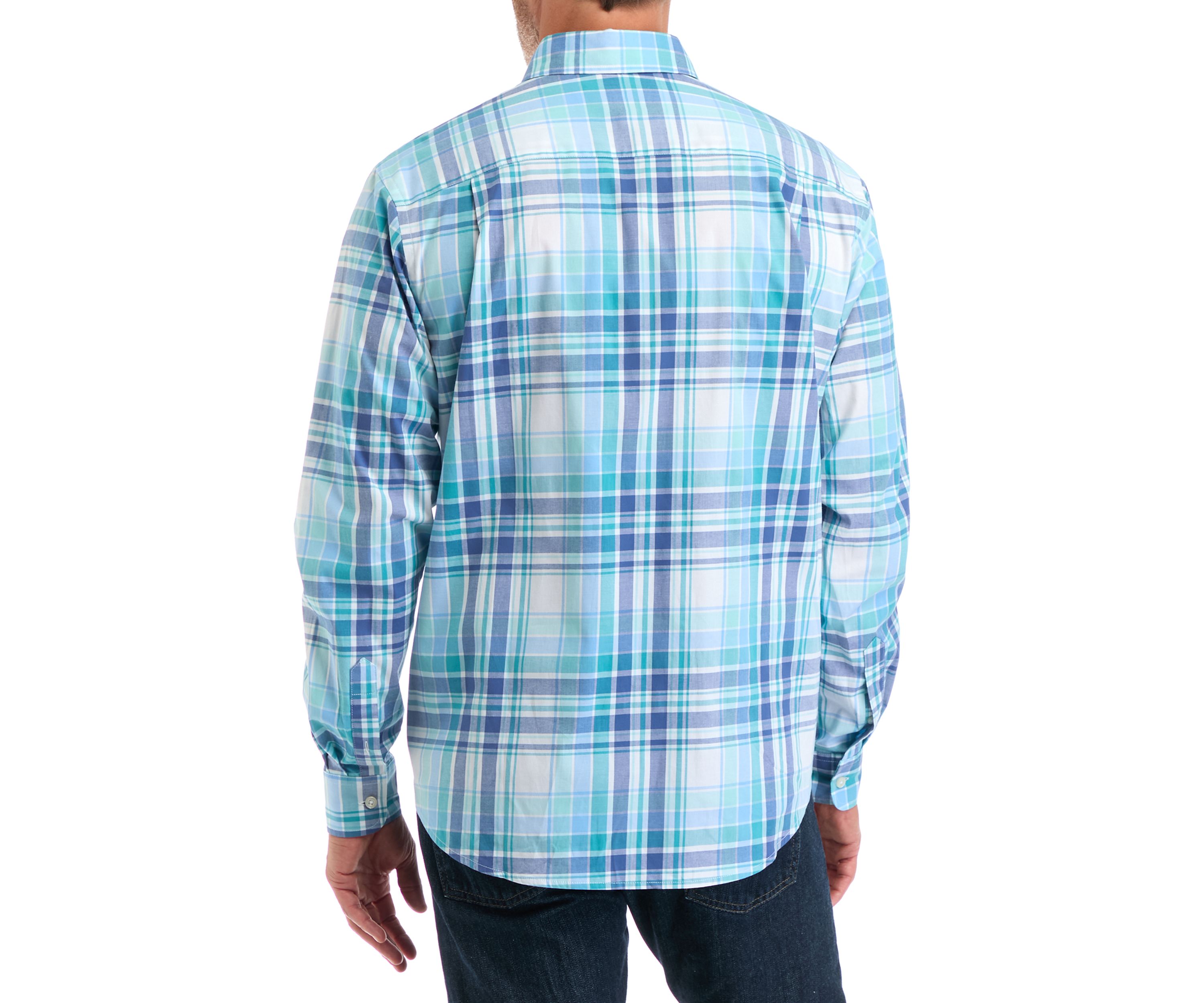 Poplin Plaid Printed Shirt