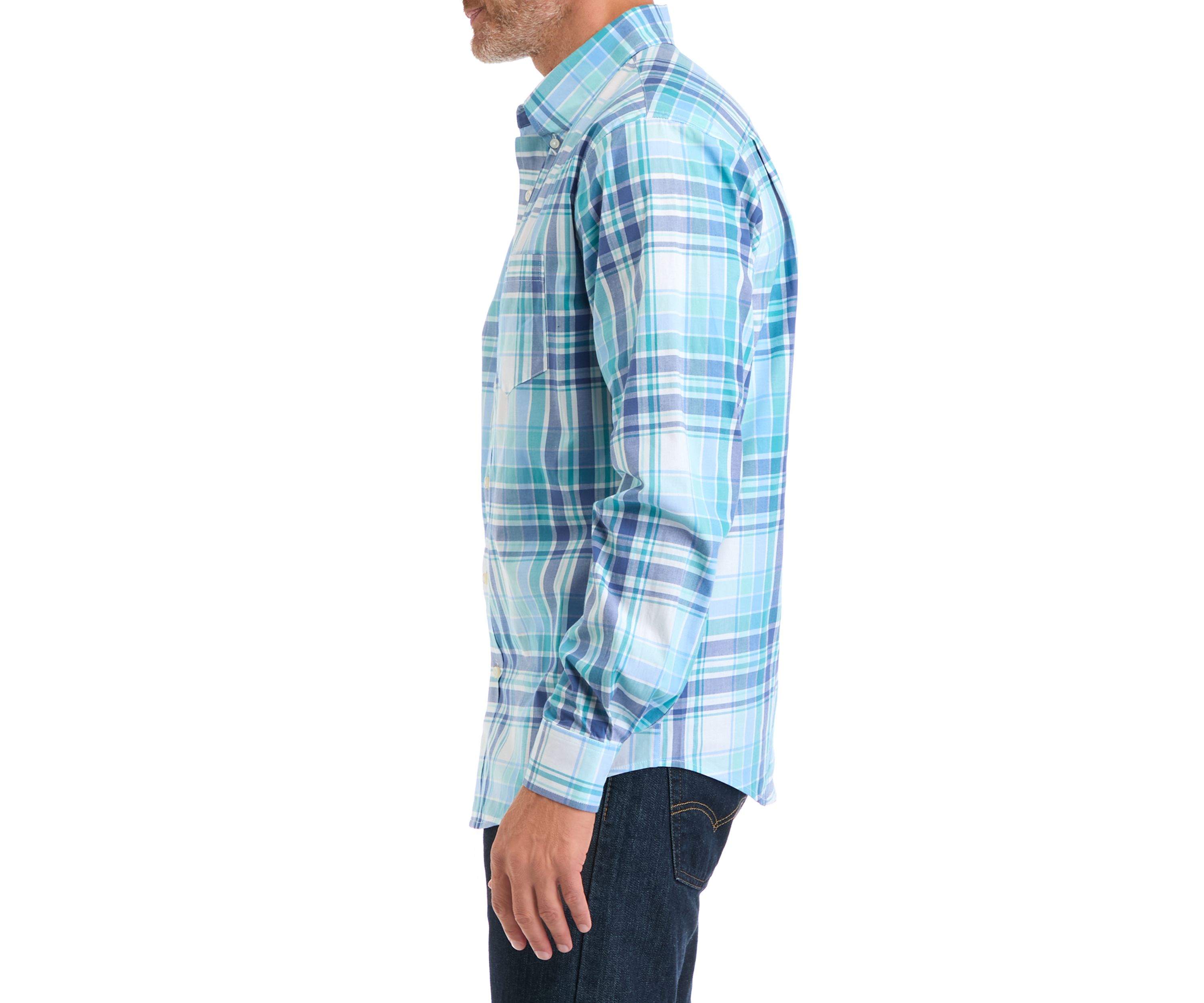 Poplin Plaid Printed Shirt