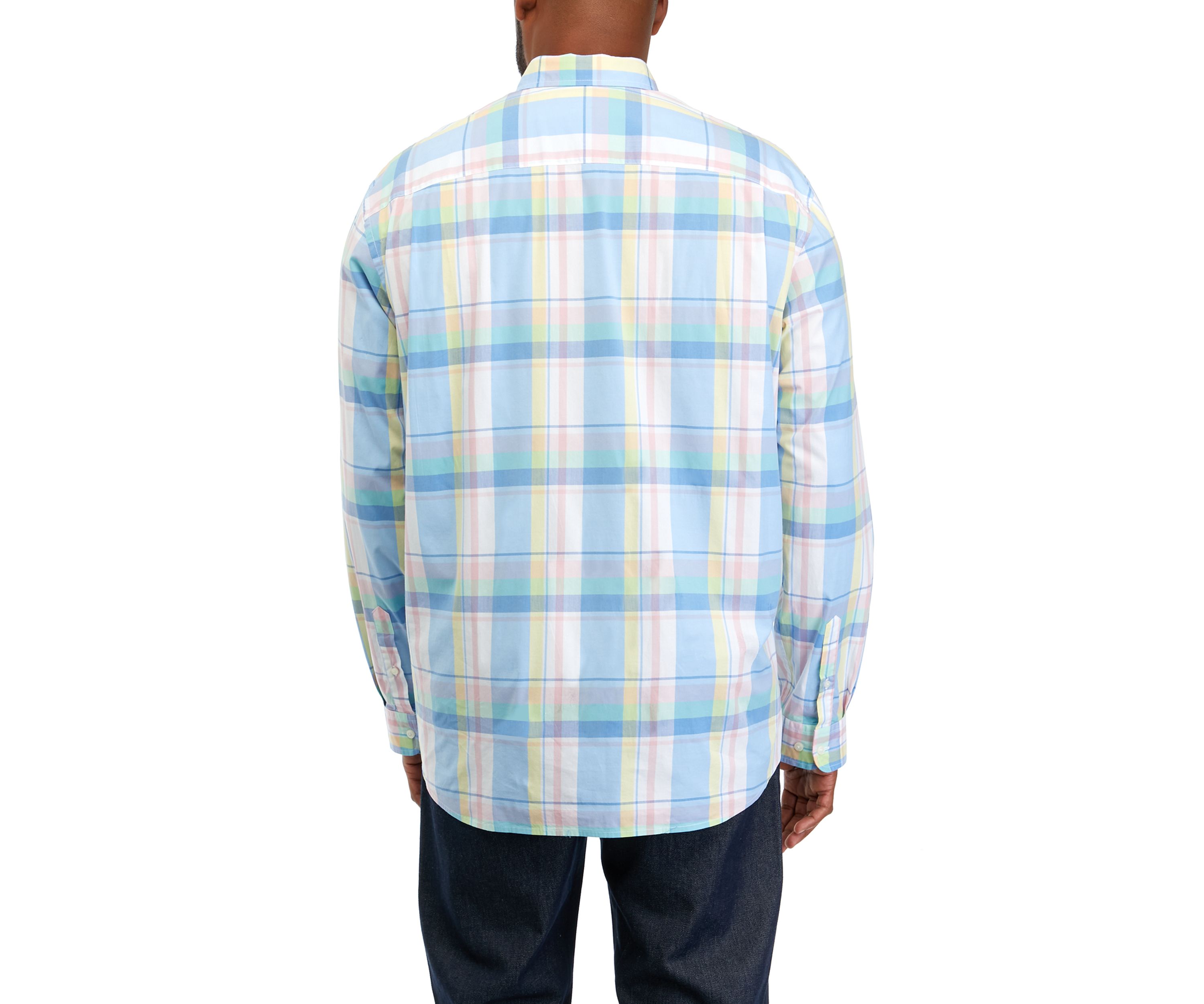 Big & Tall Long Sleeve Woven Poplin Shirt