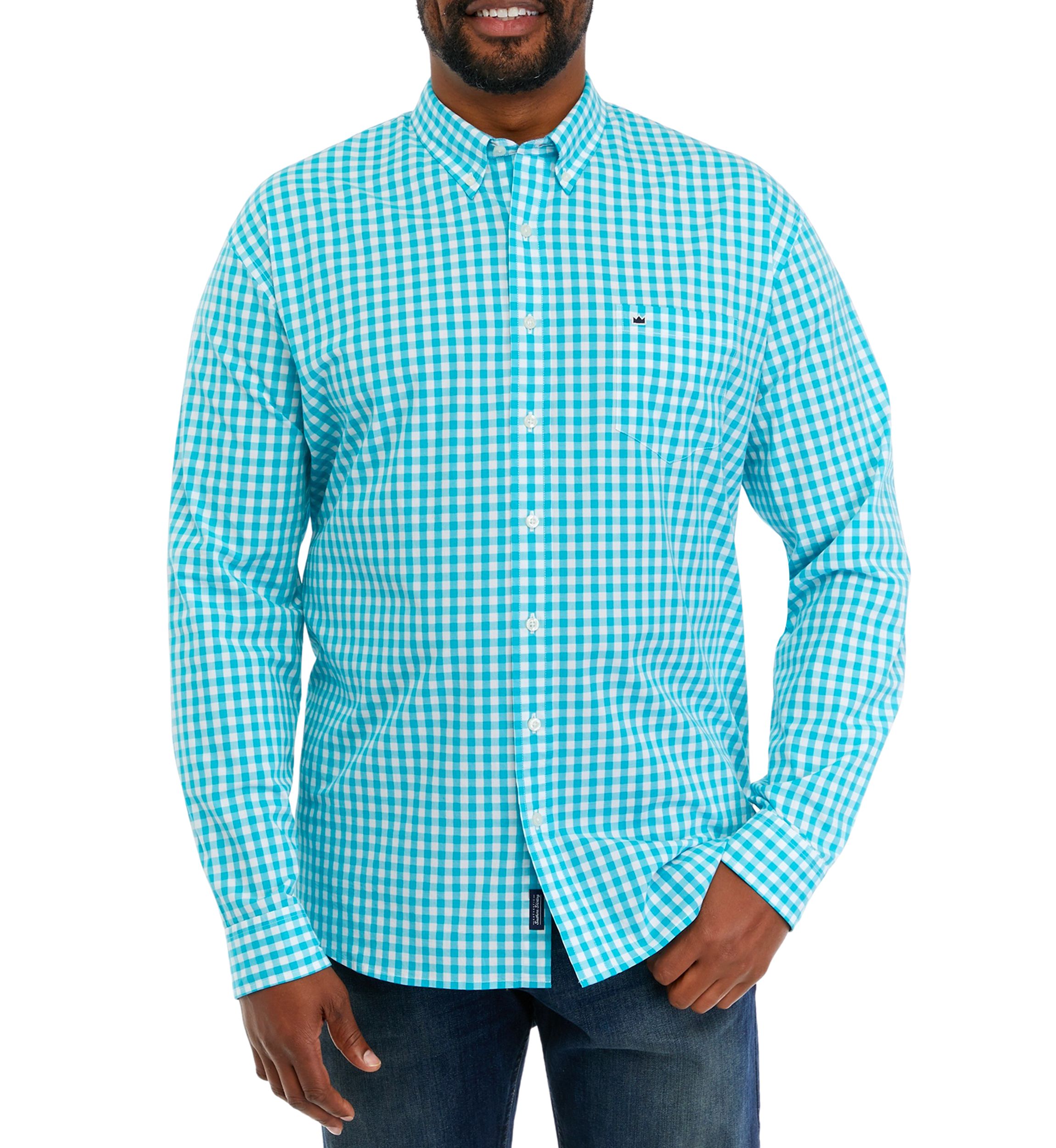 Big & Tall Long Sleeve Poplin Shirt 