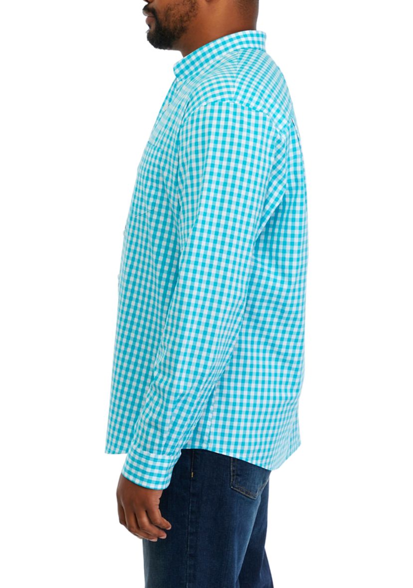 Big & Tall Long Sleeve Poplin Shirt 