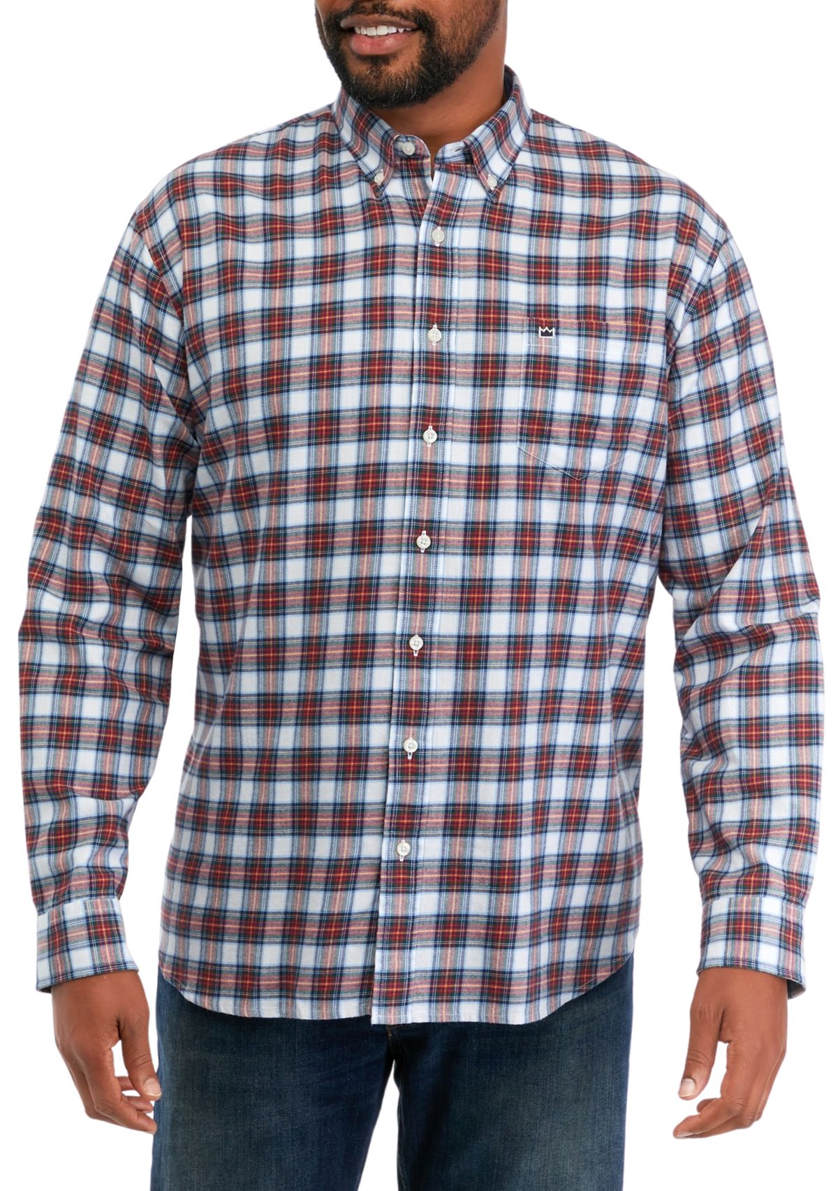 Big & Tall Long Sleeve Twill Shirt