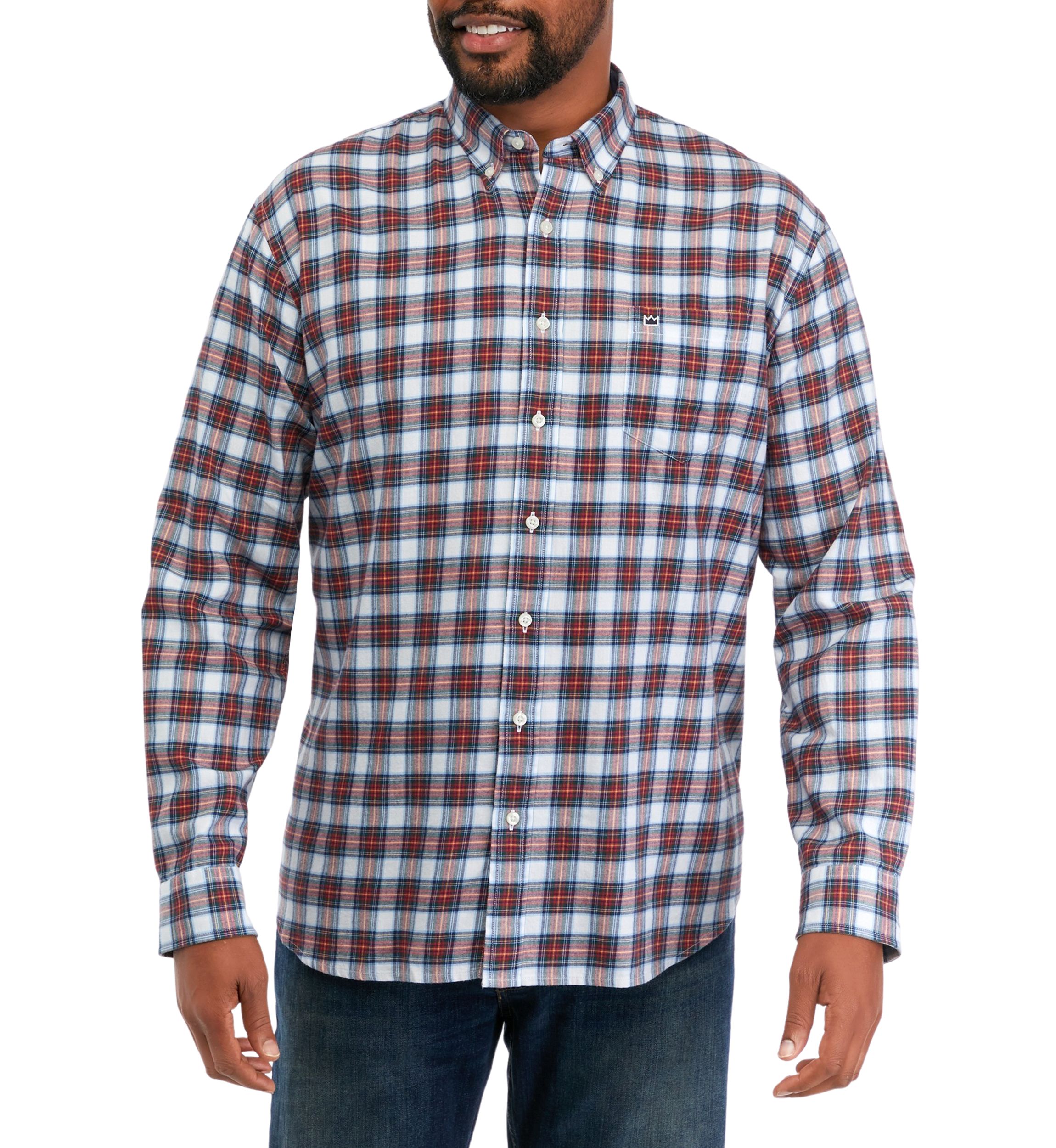 Big & Tall Long Sleeve Twill Shirt