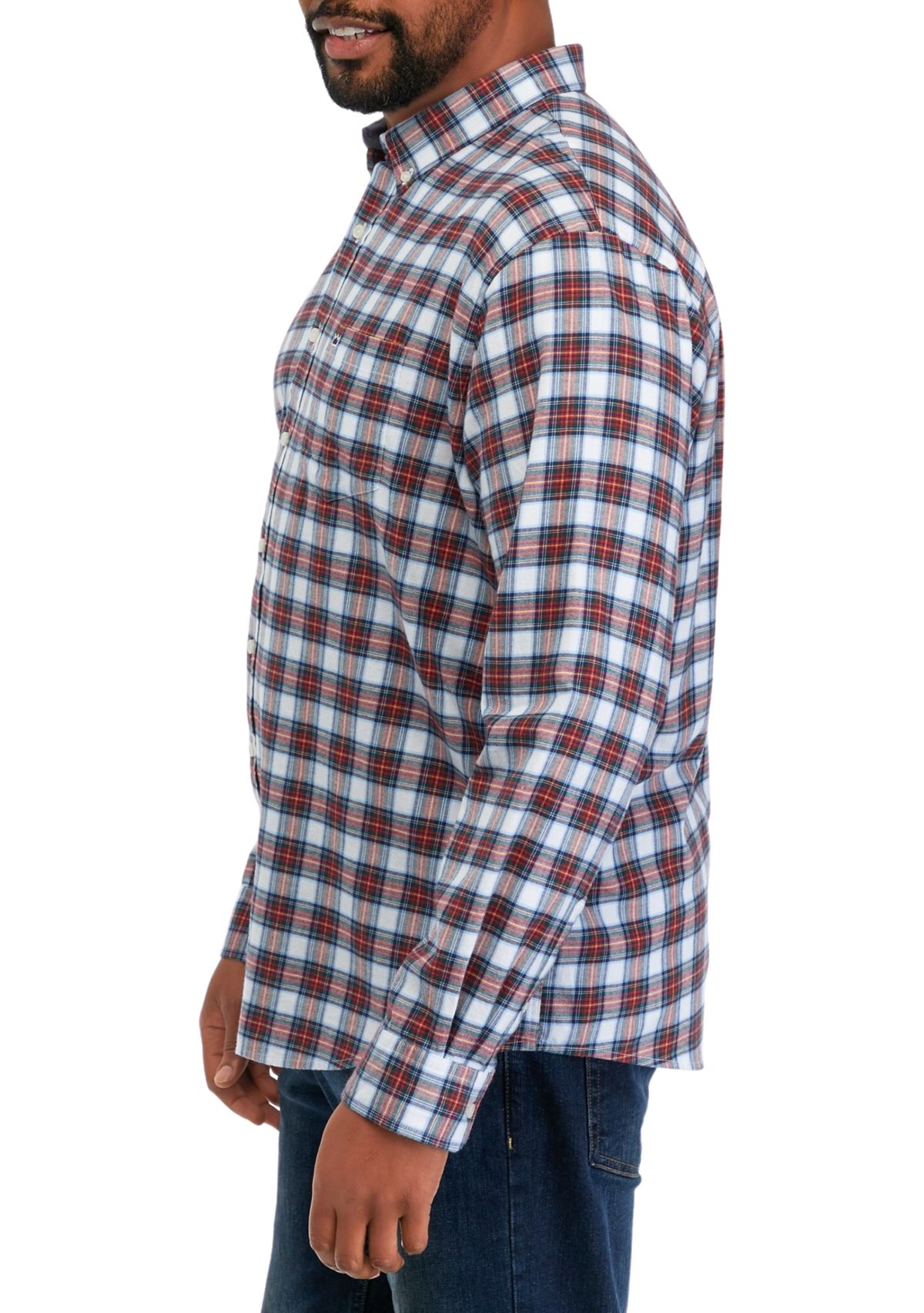 Big & Tall Long Sleeve Twill Shirt
