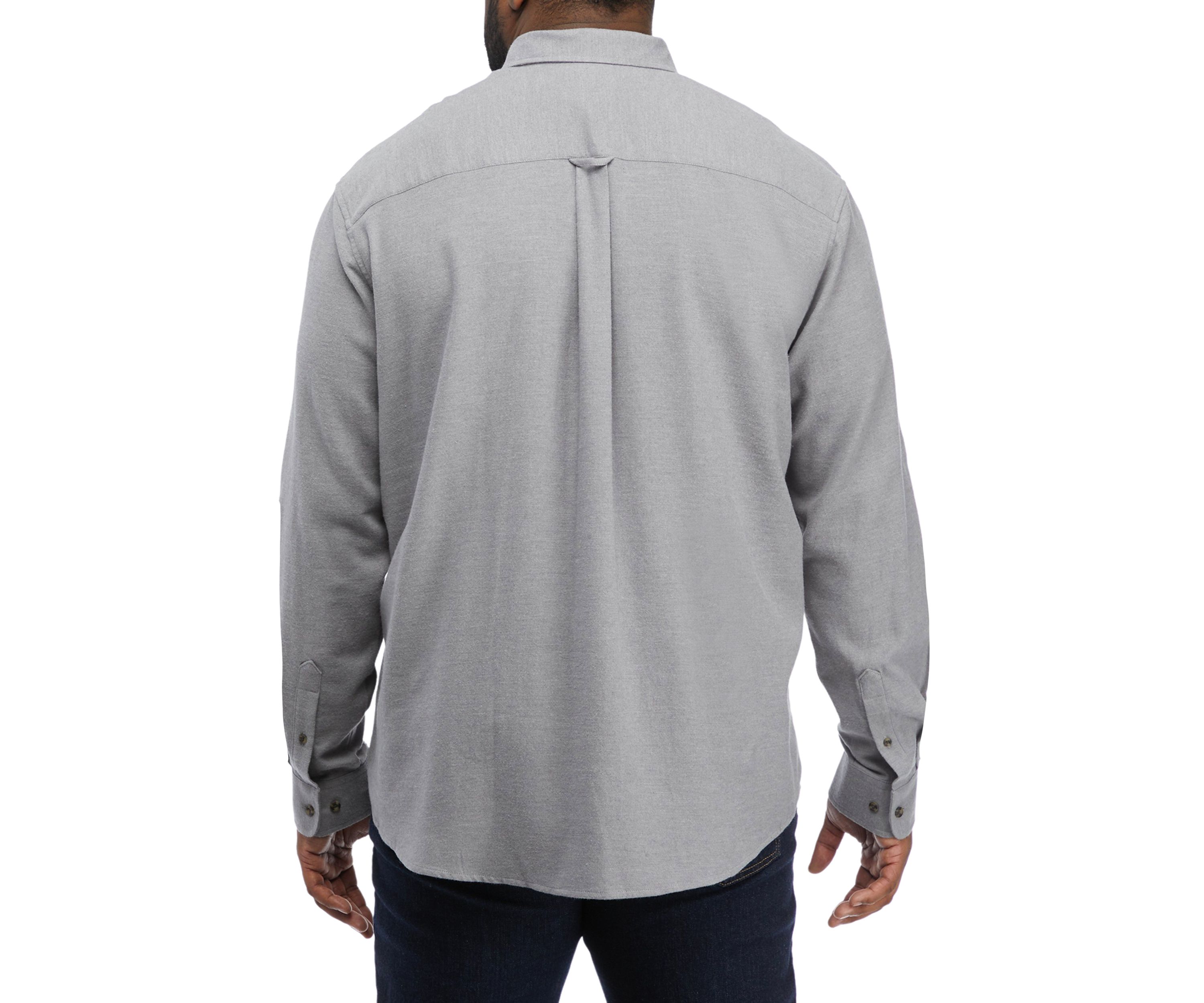Big & Tall Long Sleeve Woven Flannel Shirt