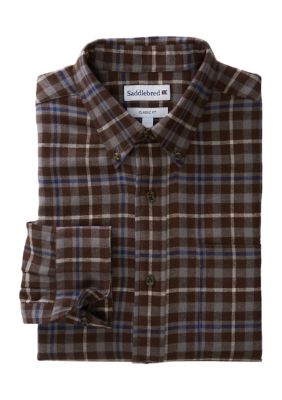 geometric-pattern Lapel Neck Pocket Shirt, Men's Non-Stretch Casual Spring/Fall Plaid Pattern Long Sleeve Shirt,Temu