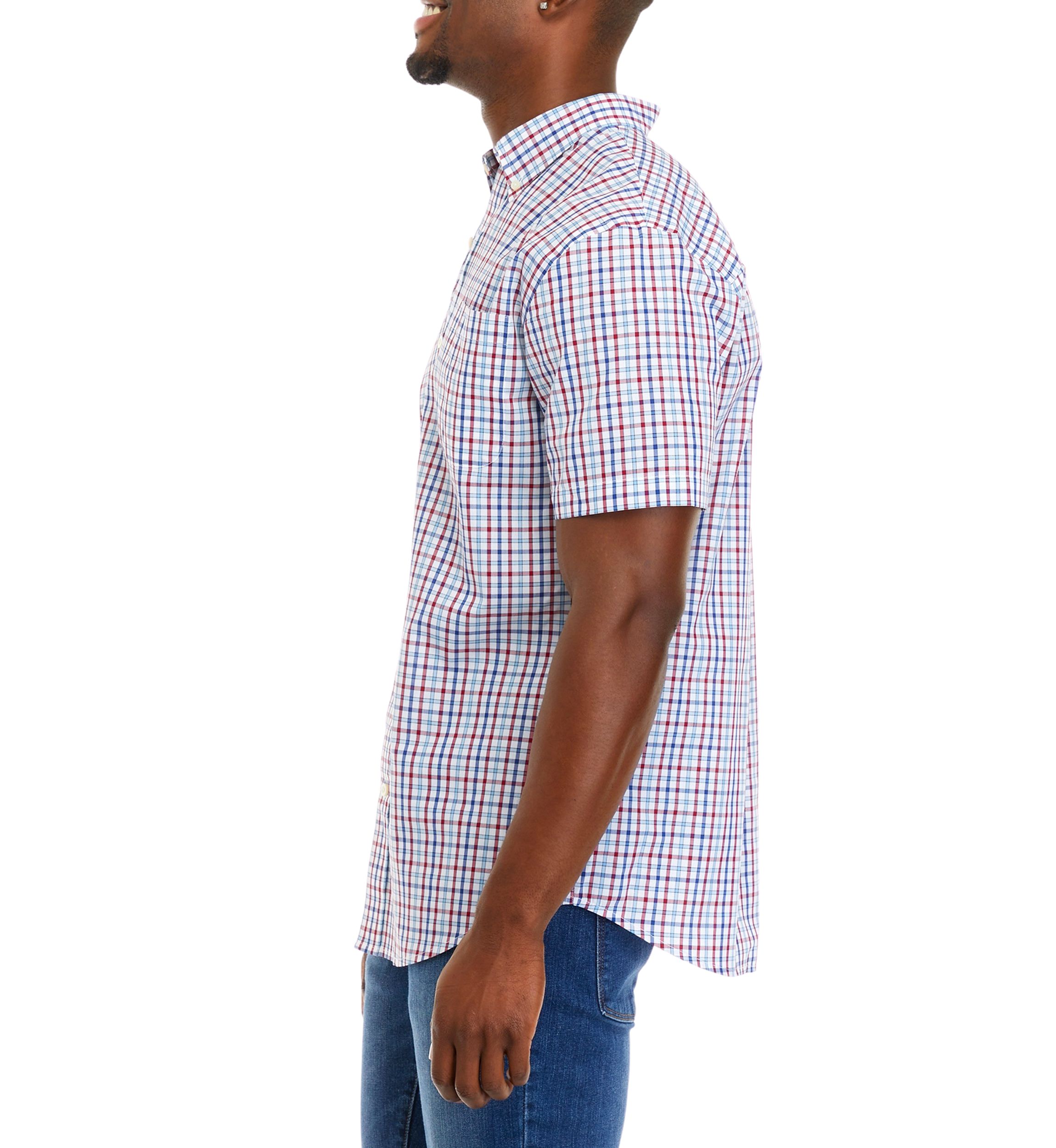 Easy Care Woven Plaid Shirt