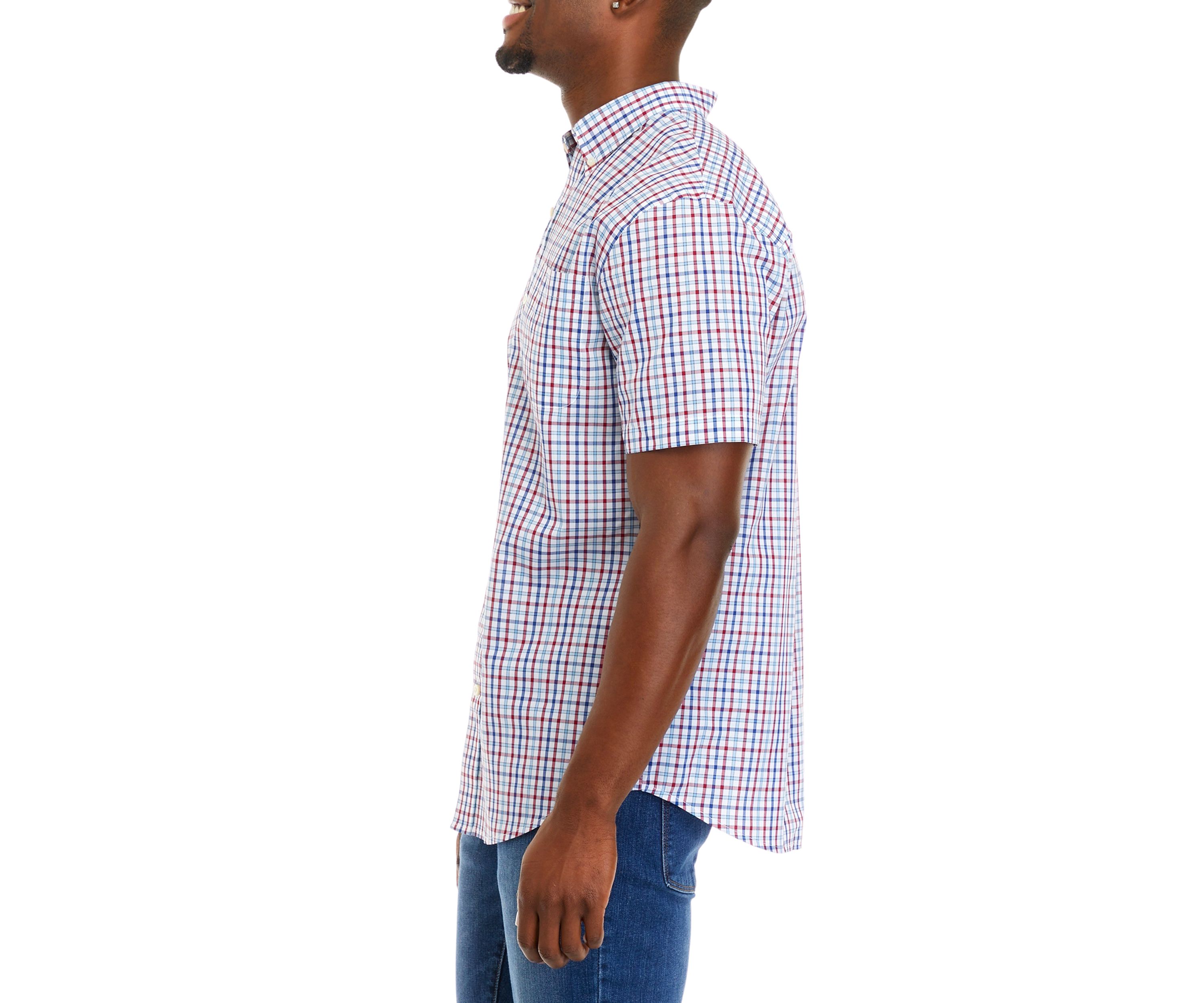 Easy Care Woven Plaid Shirt