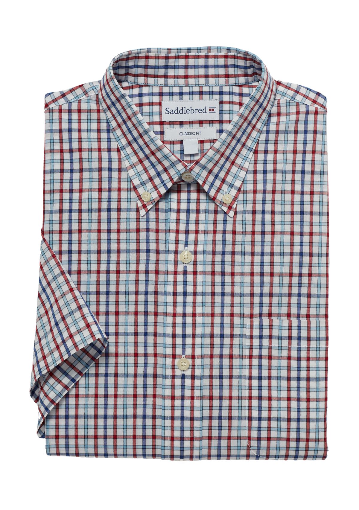 Easy Care Woven Plaid Shirt