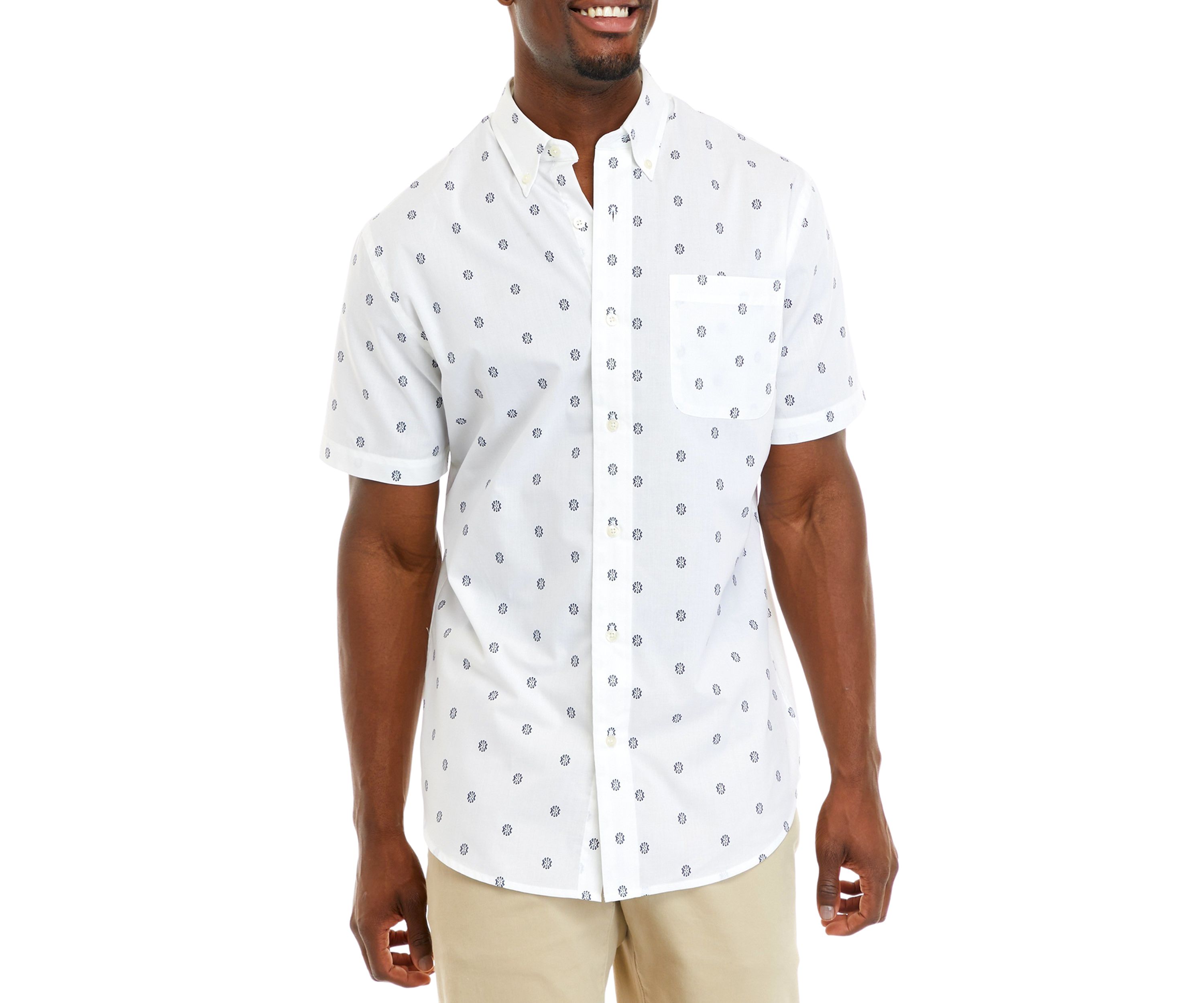 Easy Care Woven Print Shirt