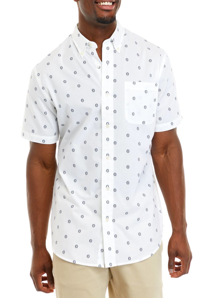 Easy Care Woven Print Shirt