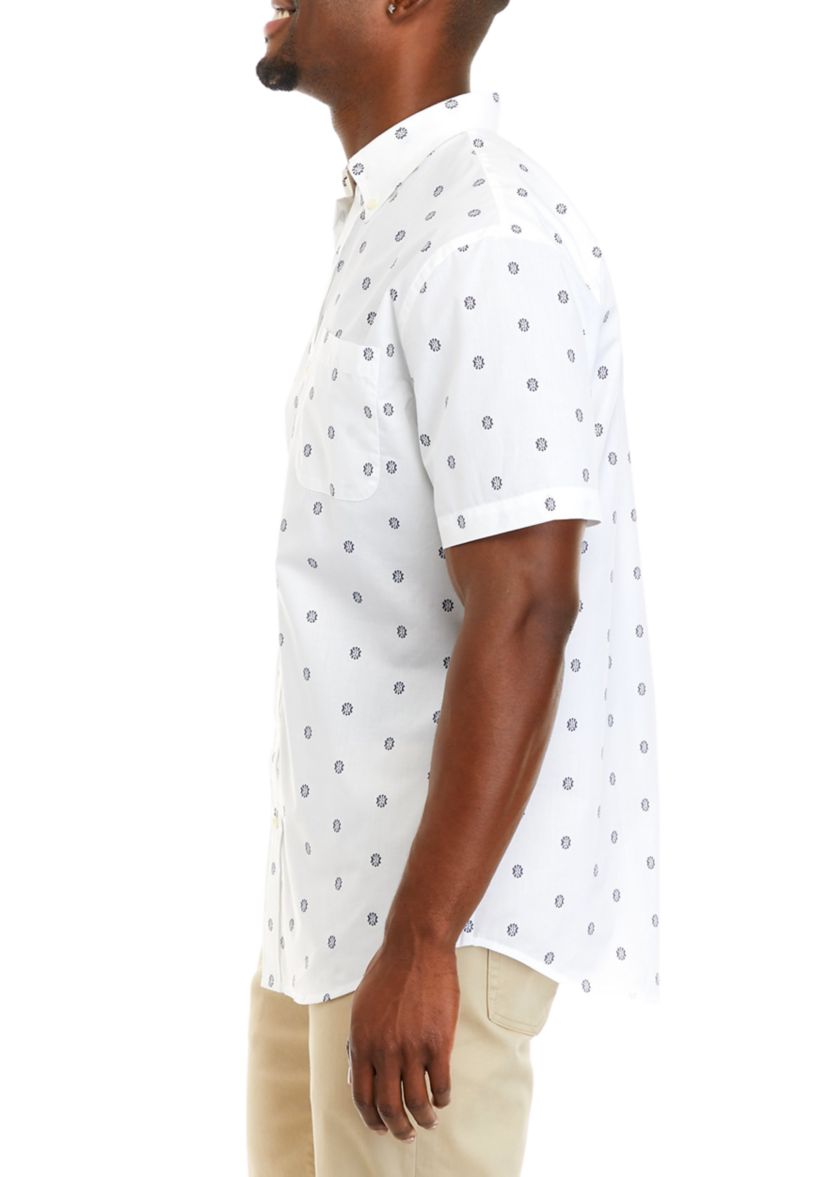 Easy Care Woven Print Shirt