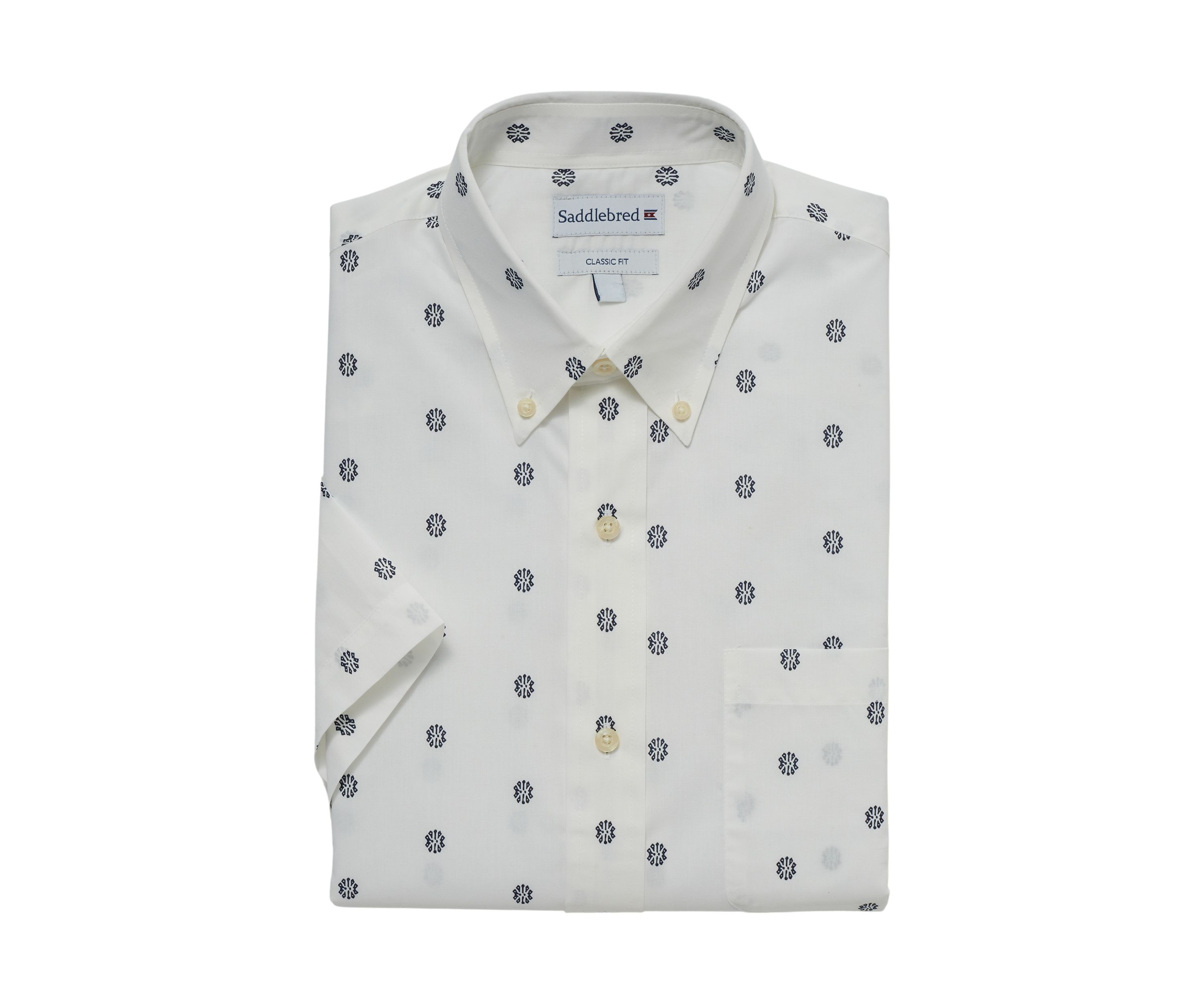 Easy Care Woven Print Shirt