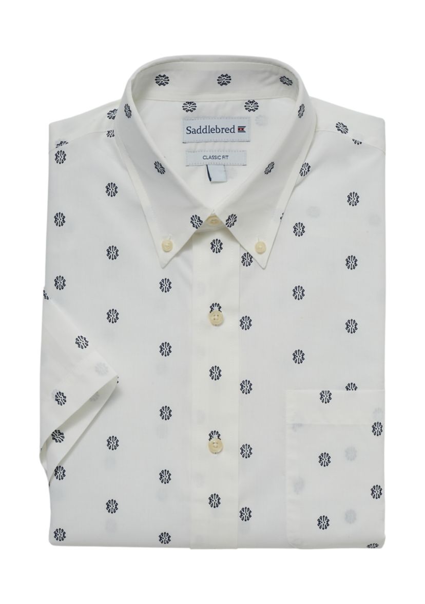Easy Care Woven Print Shirt