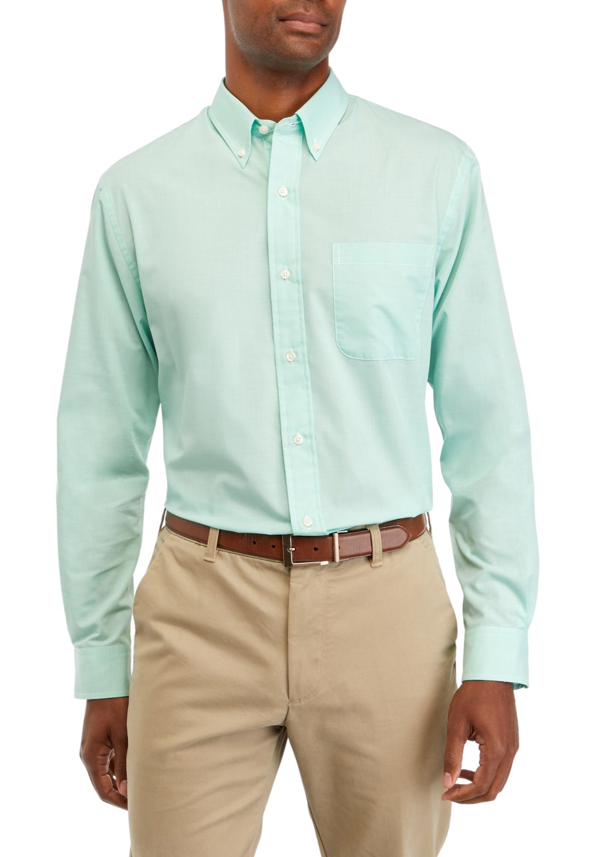 Long Sleeve Woven Easy Care Shirt